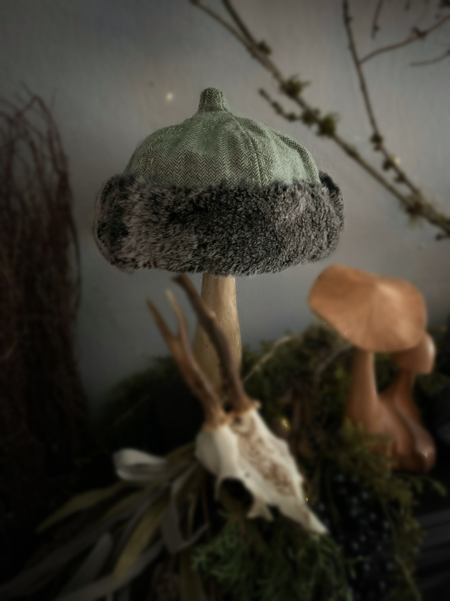 Green Birka Viking Hat