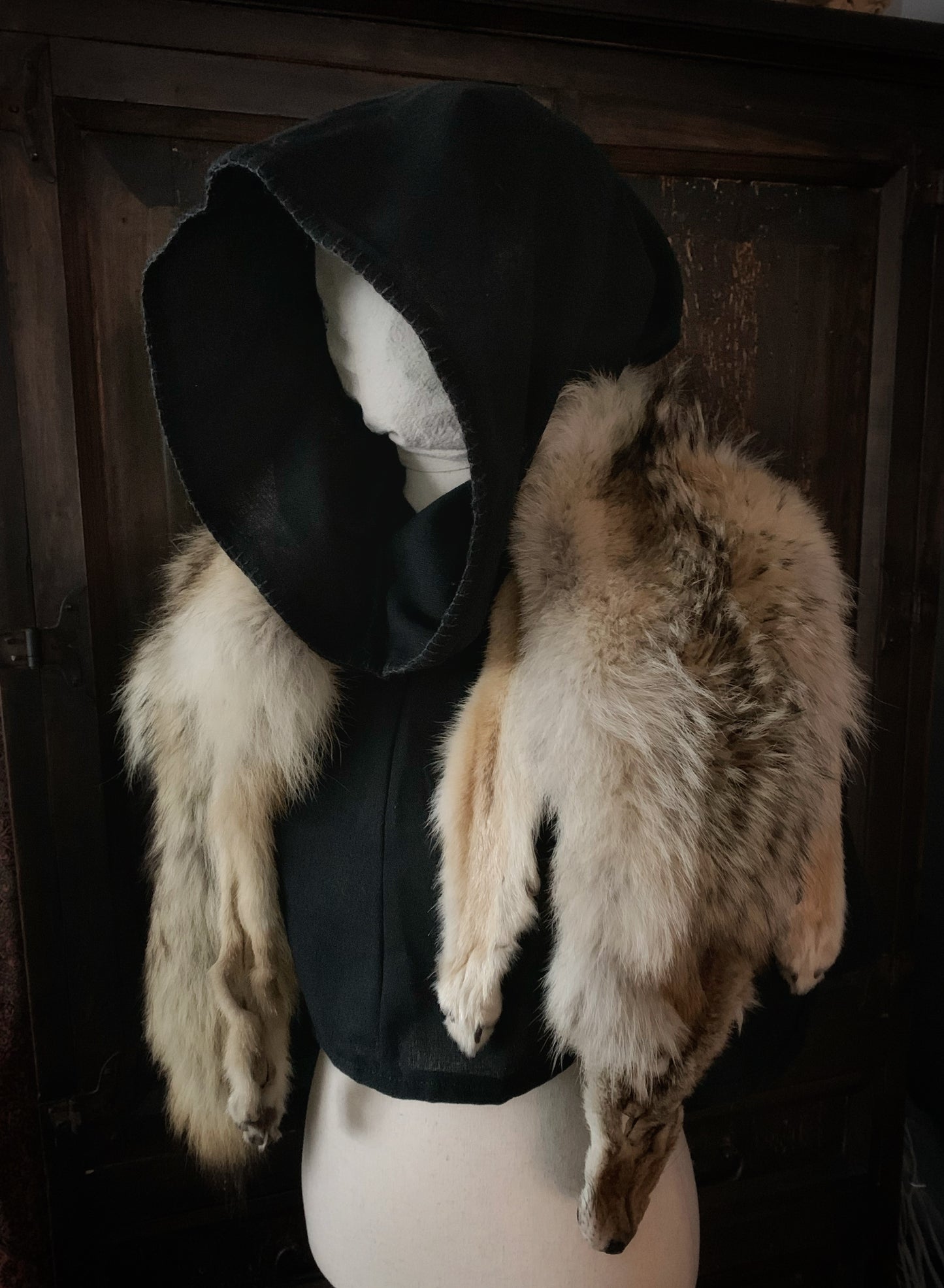 Liripipe Hooded Cowl - Linen (More Colors)