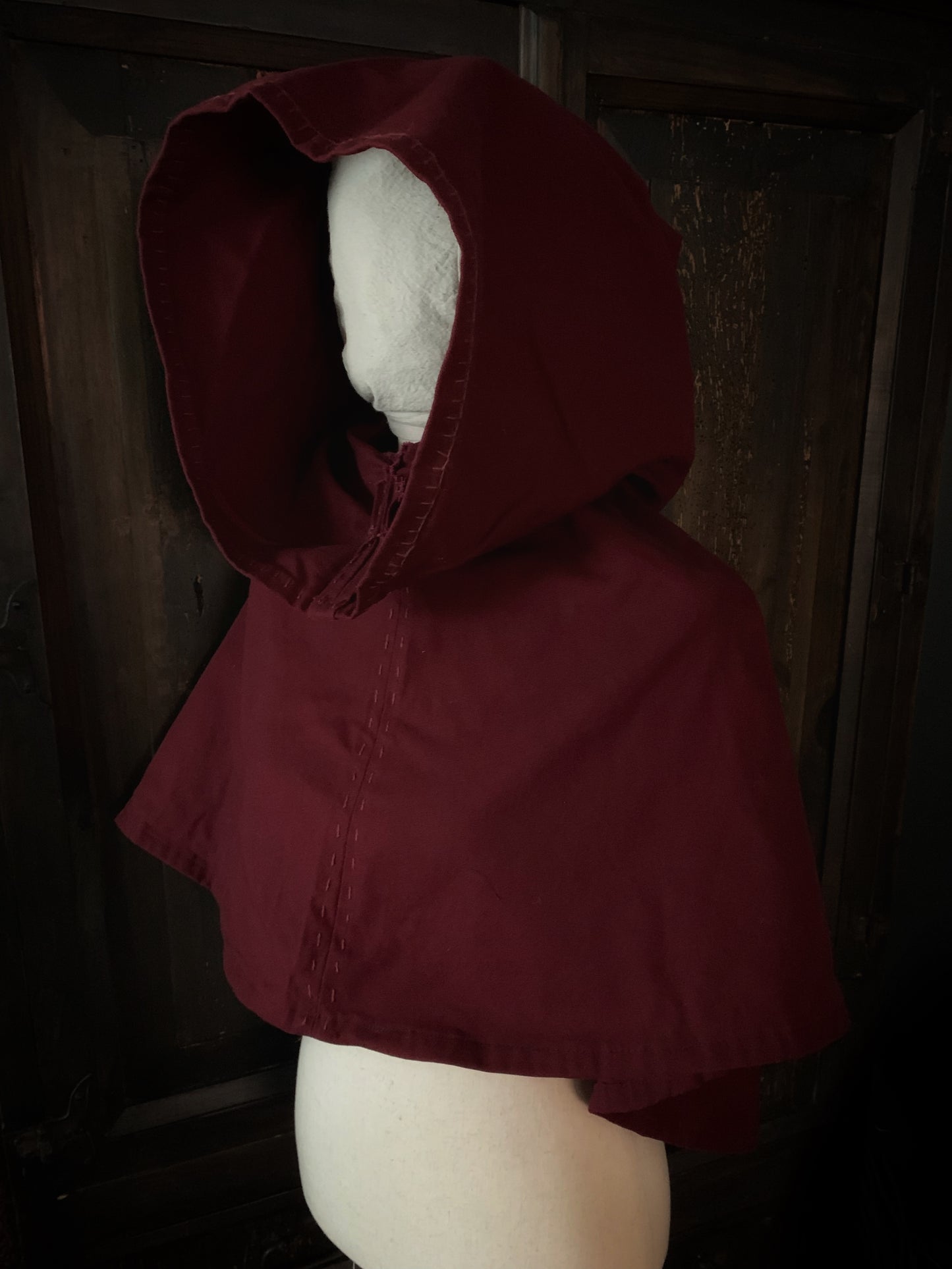 Mediæval Cowl with Liripipe - Canvas
