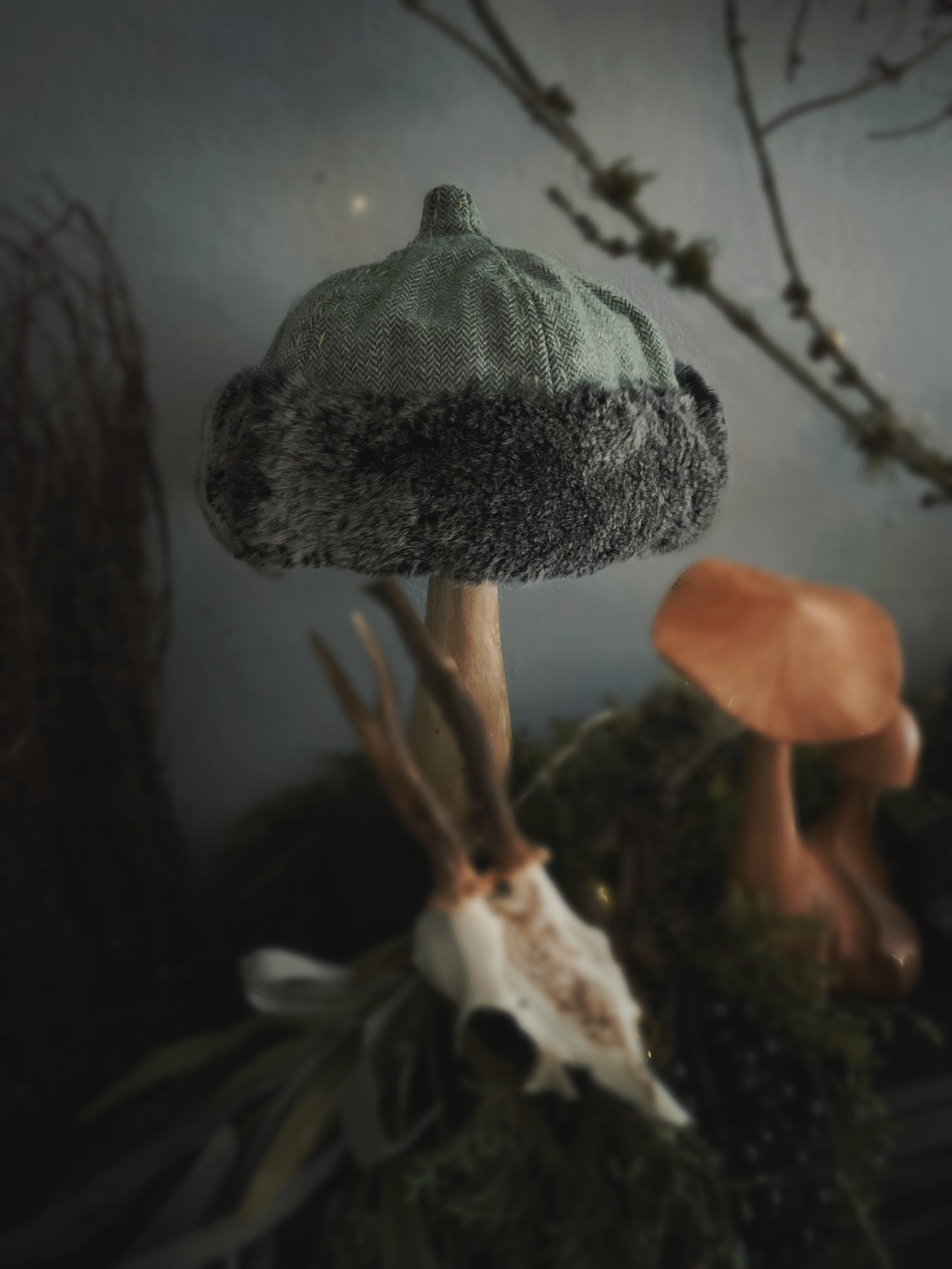Green Birka Viking Hat
