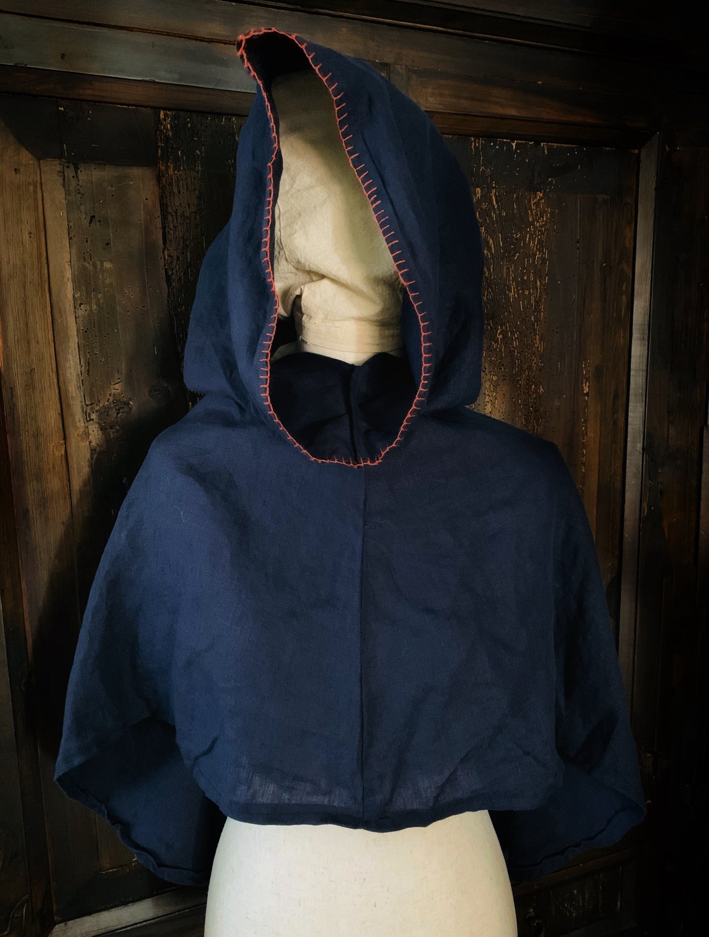 Liripipe Hooded Cowl - Linen (More Colors)
