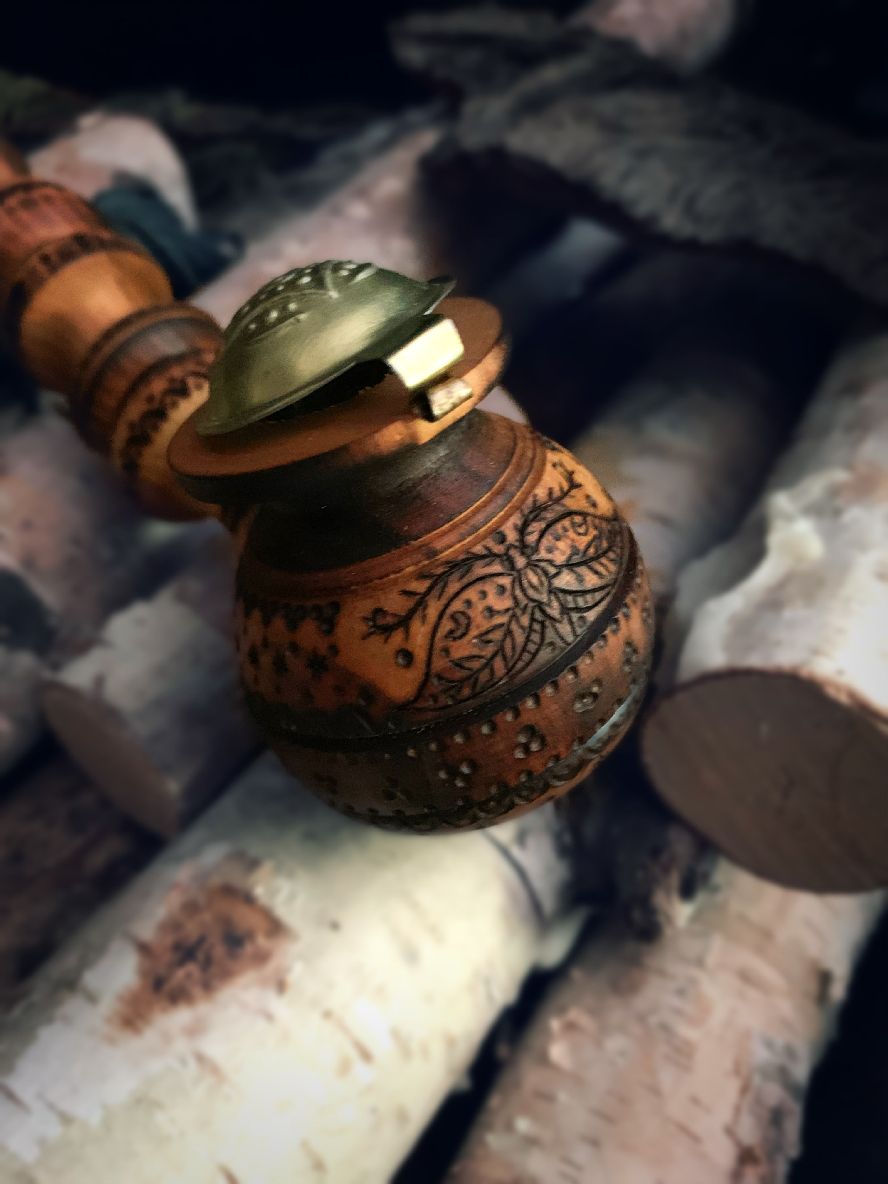 Moth Witch Ritual Pipe