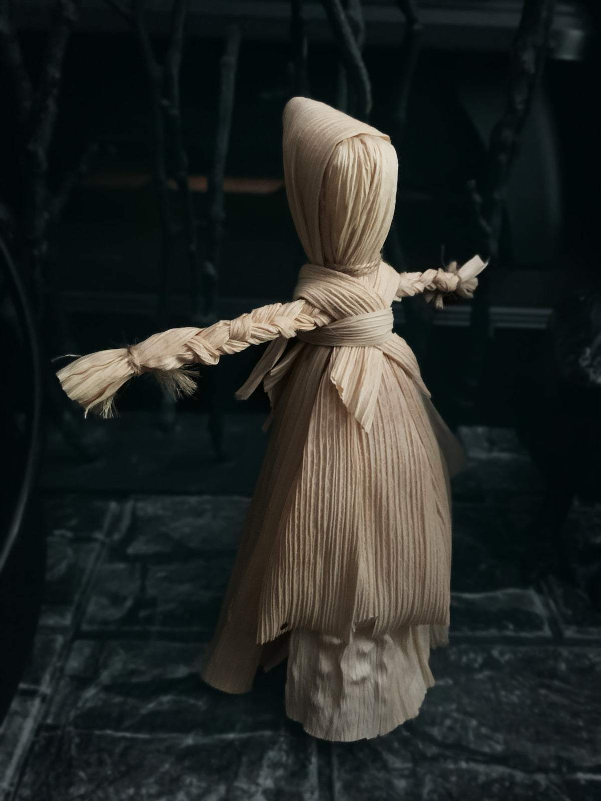 Corn Husk Poppet "Awel"