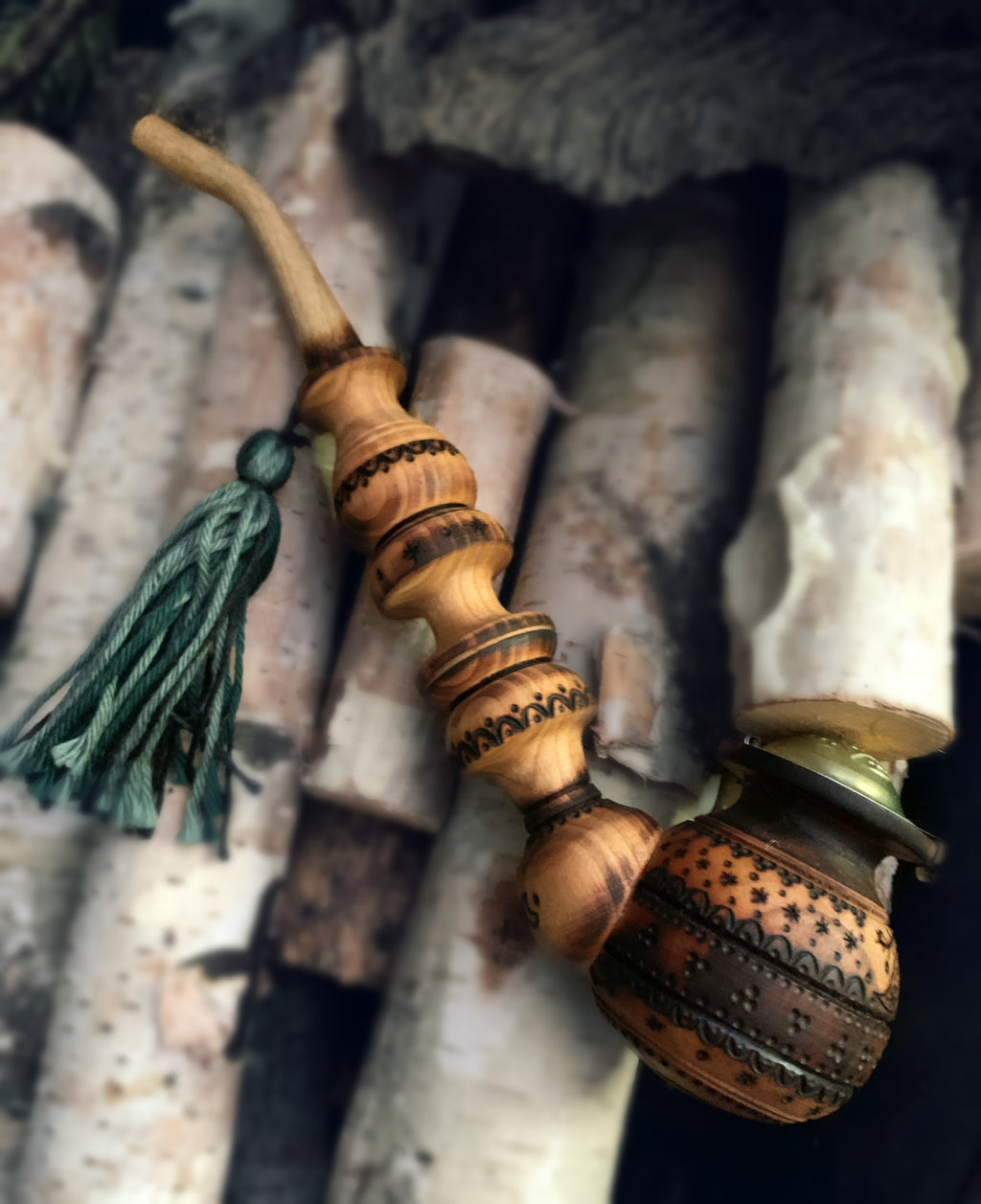 Moth Witch Ritual Pipe