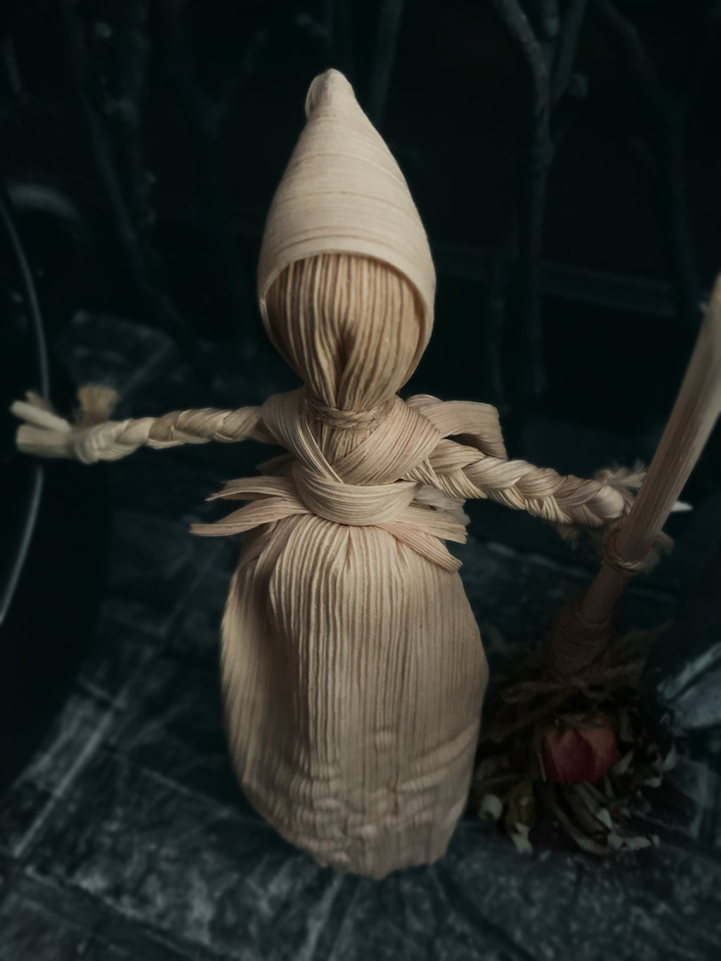 Corn Husk Poppet "Ffraid"