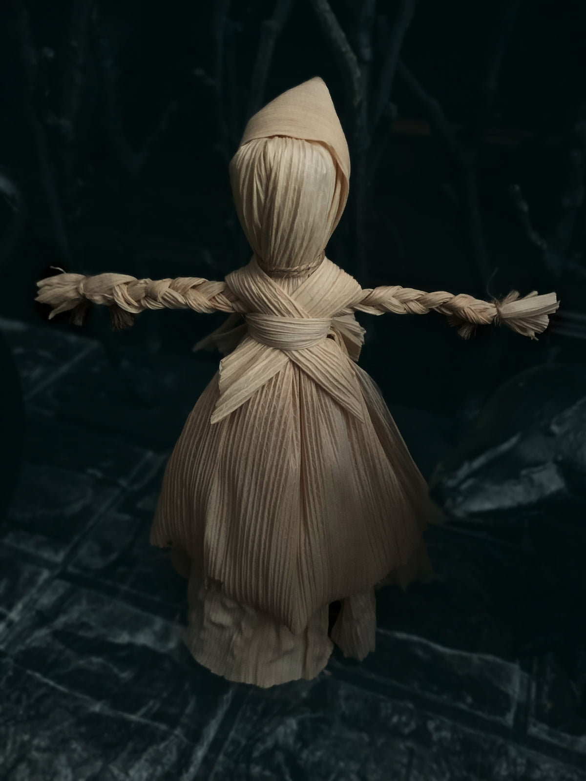 Corn Husk Poppet "Awel"