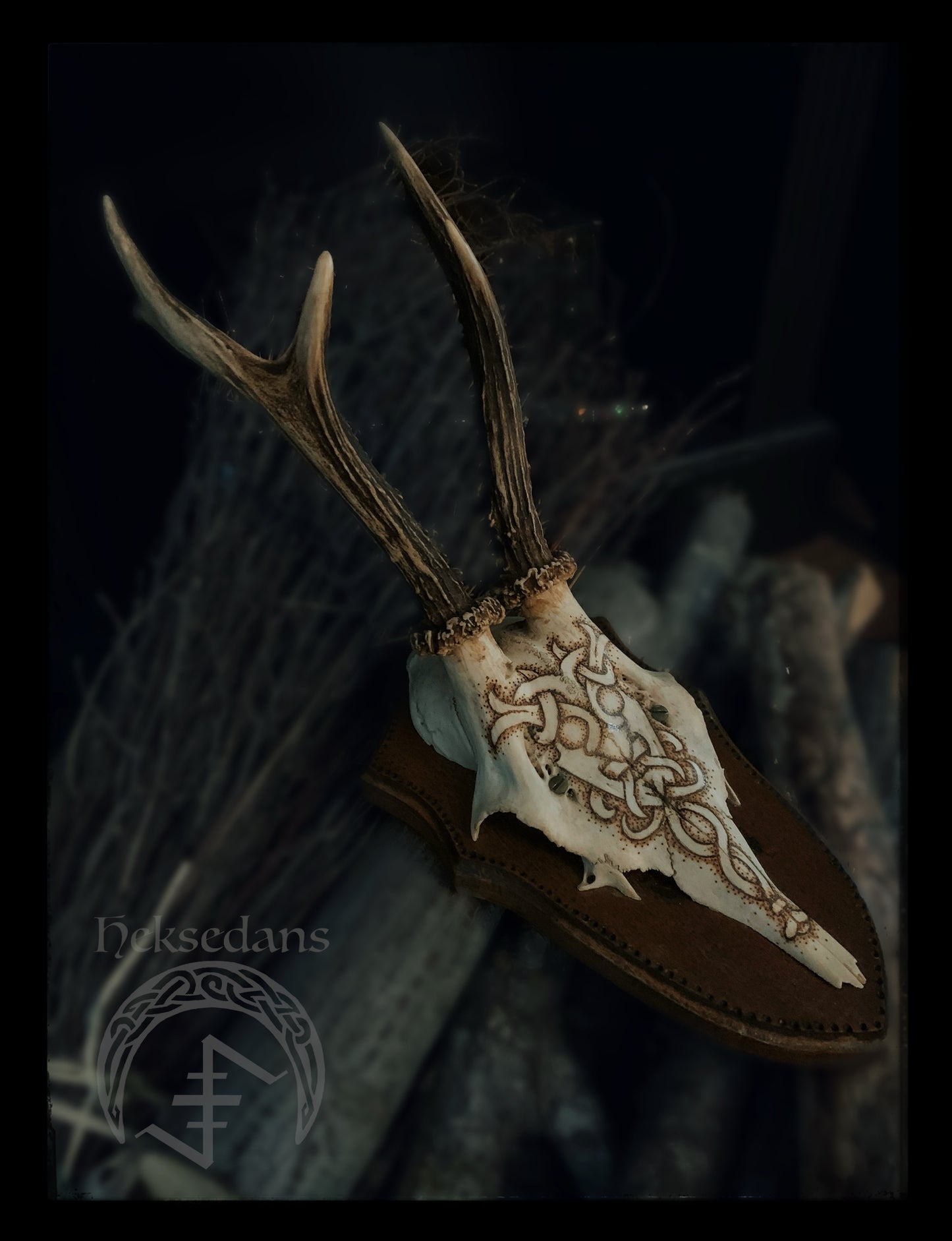 Godmask Mounted Antlers