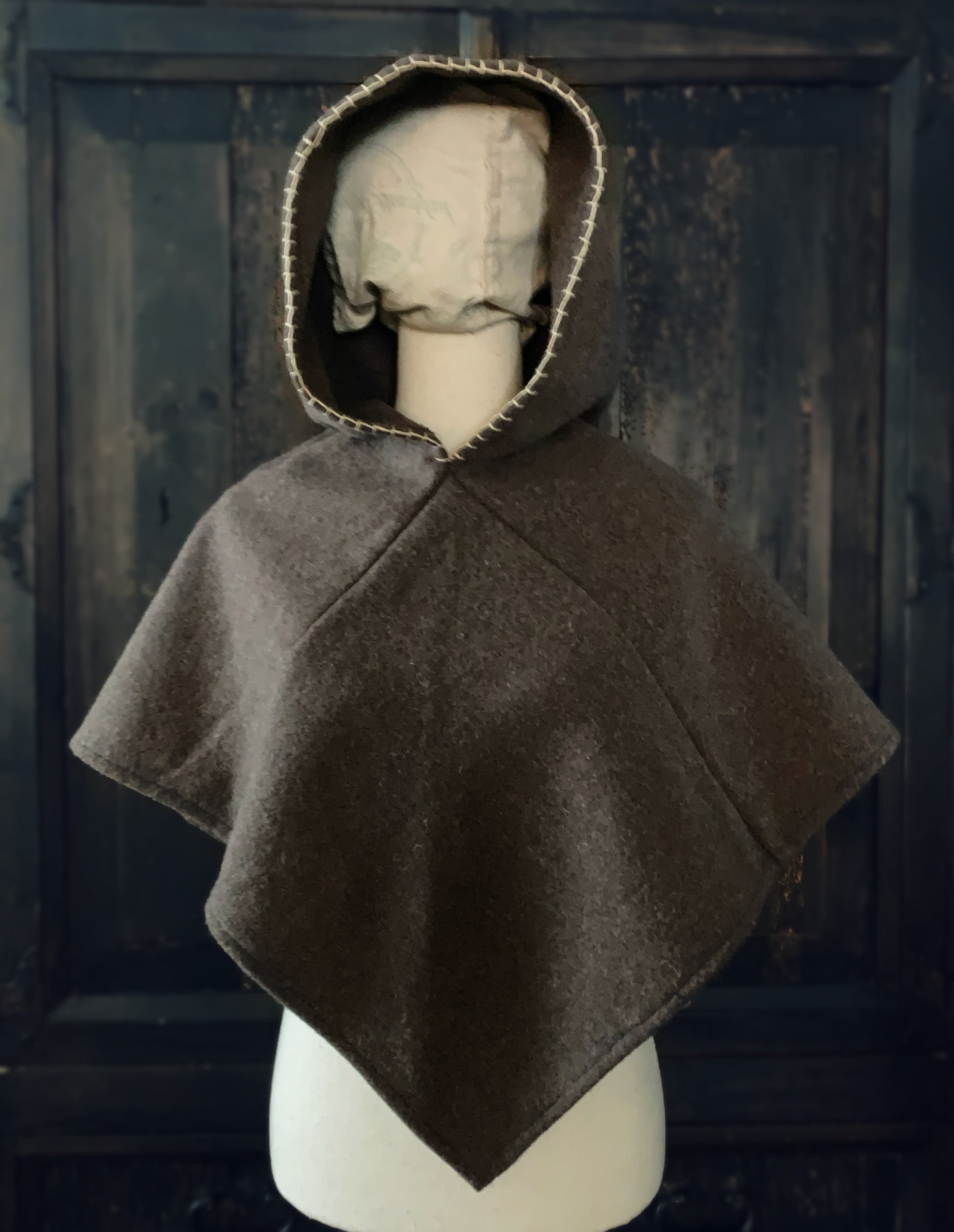 Wool Skjoldehamn Viking Hood