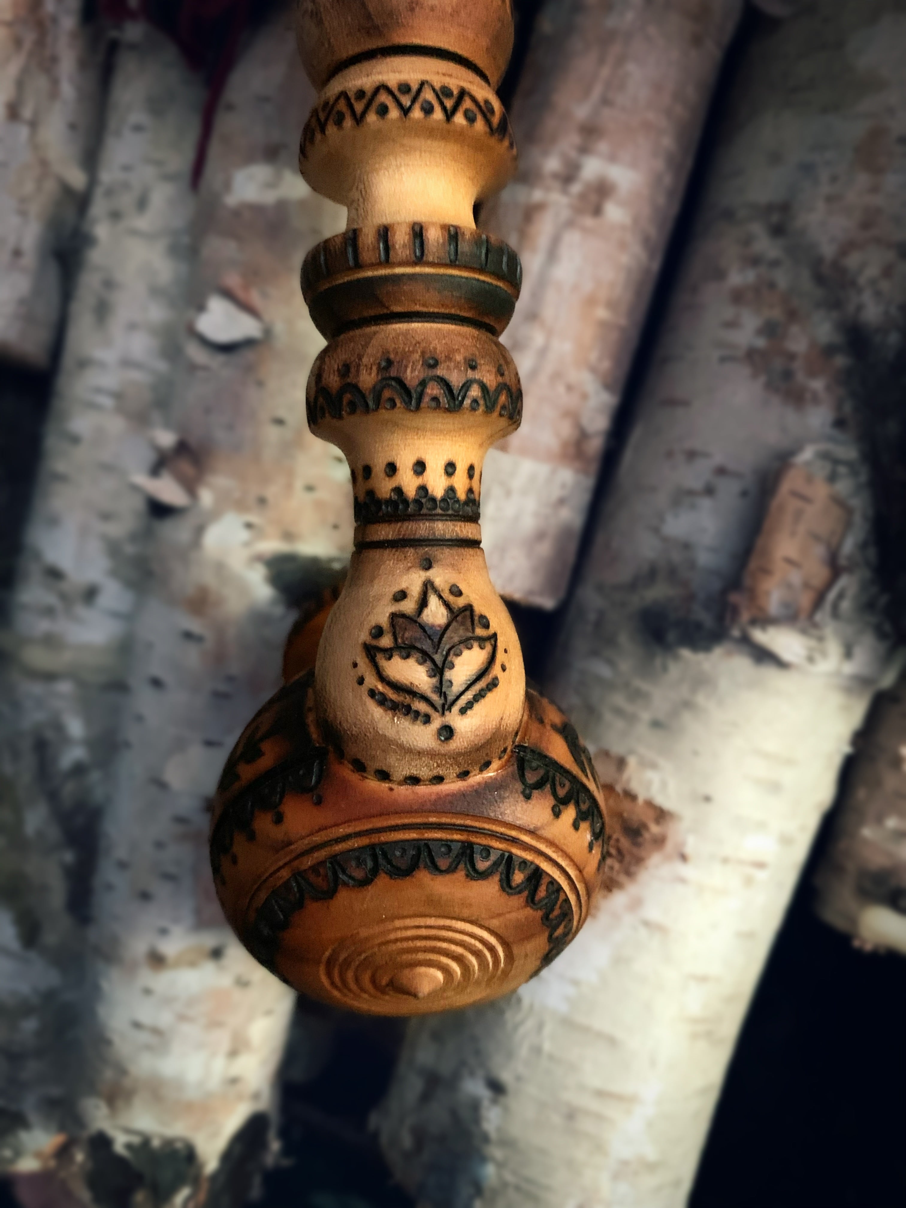 Traditional Nordic Folk Ritual Pipe