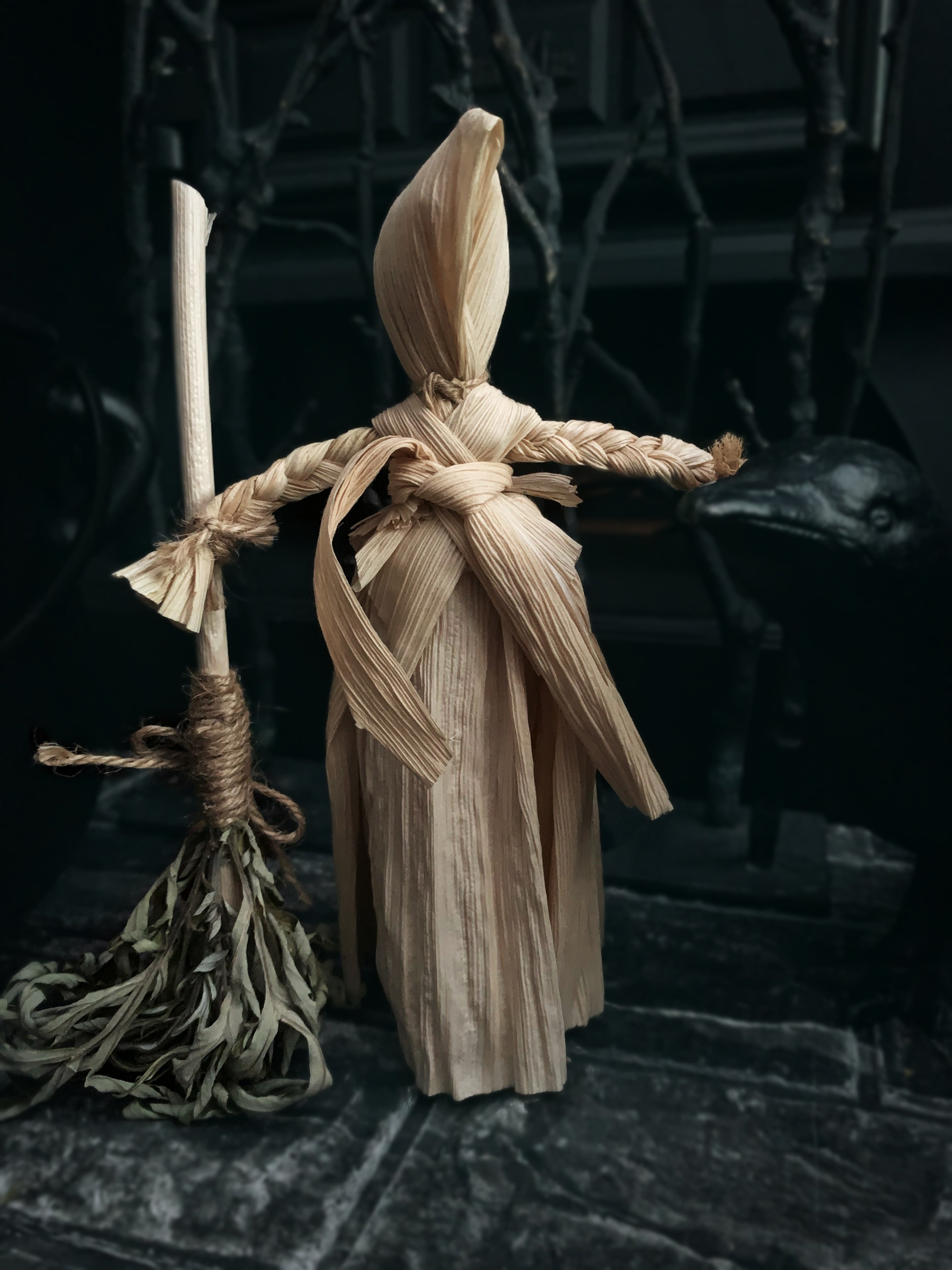 Corn Husk Poppet "Ffraid"