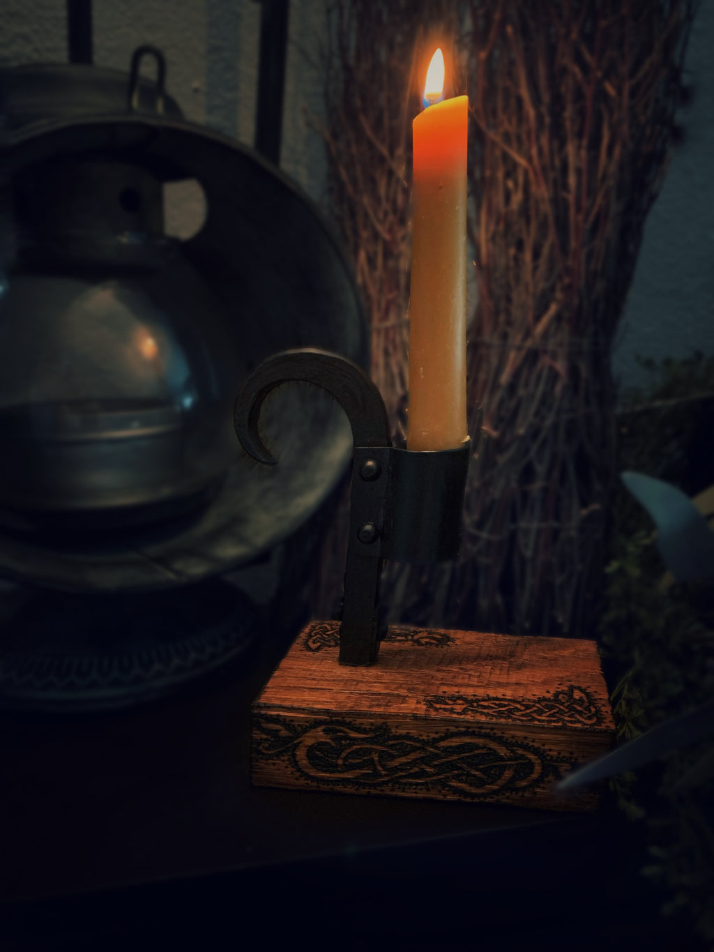 Old World Candle Holder