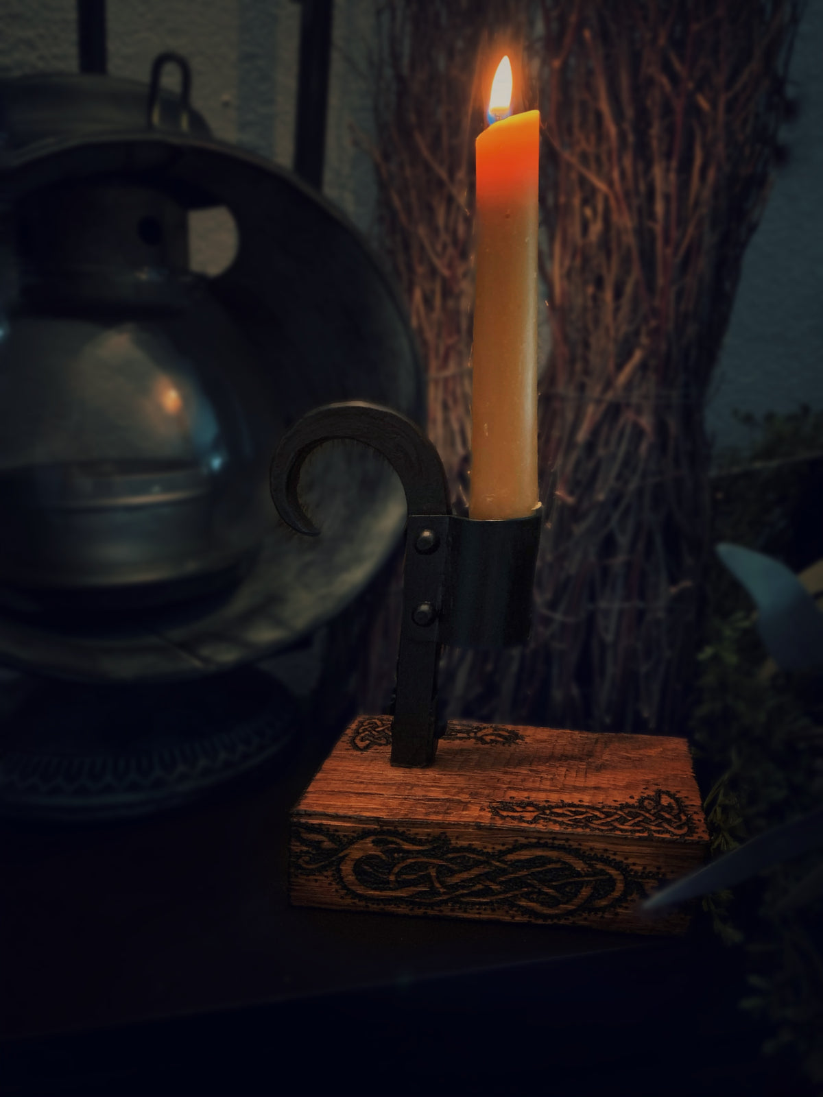 Old World Candle Holder