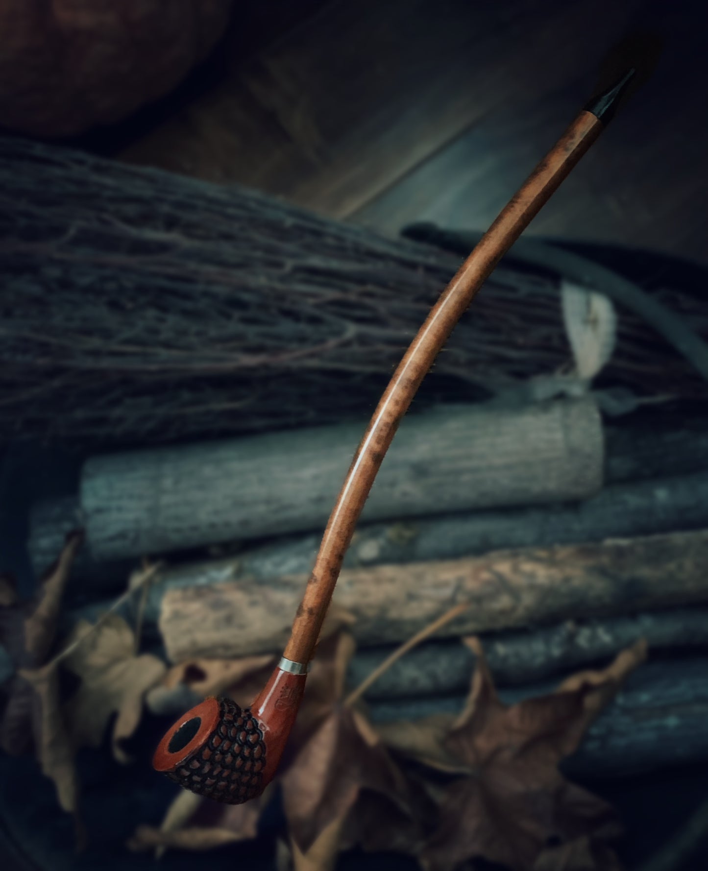 Dragon Scale Churchwarden Pipe