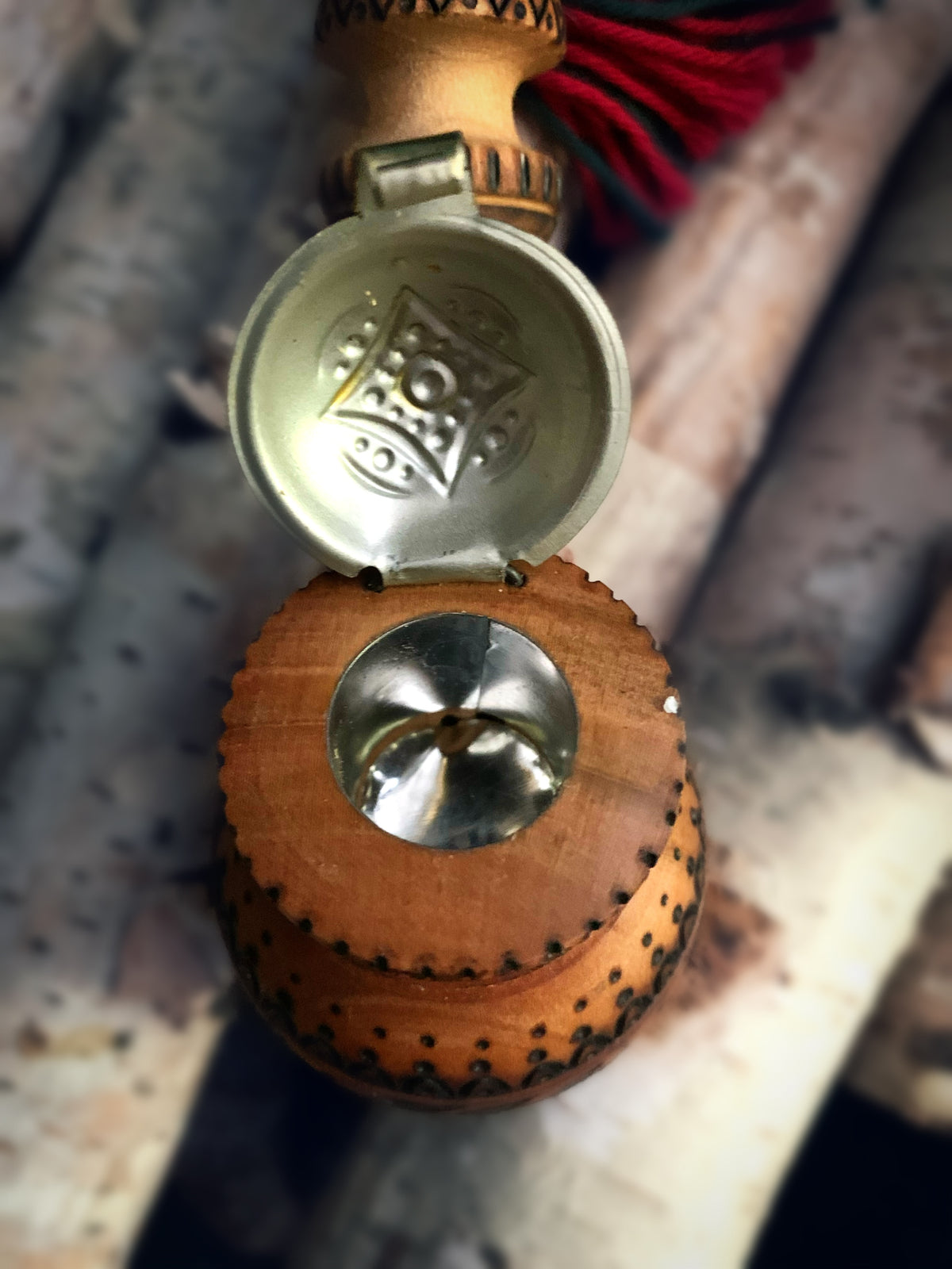 Traditional Nordic Folk Ritual Pipe