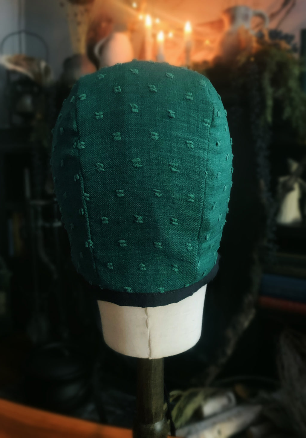 Swiss Dot Medieval Coif