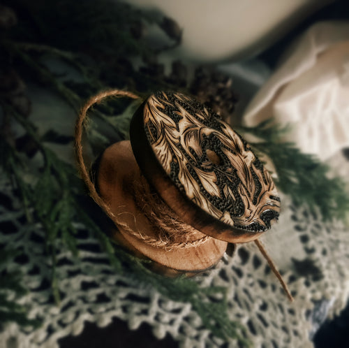 Acanthus Wooden Spool