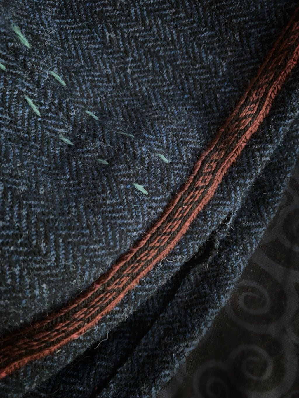 Wool Birka Viking Hat Blue