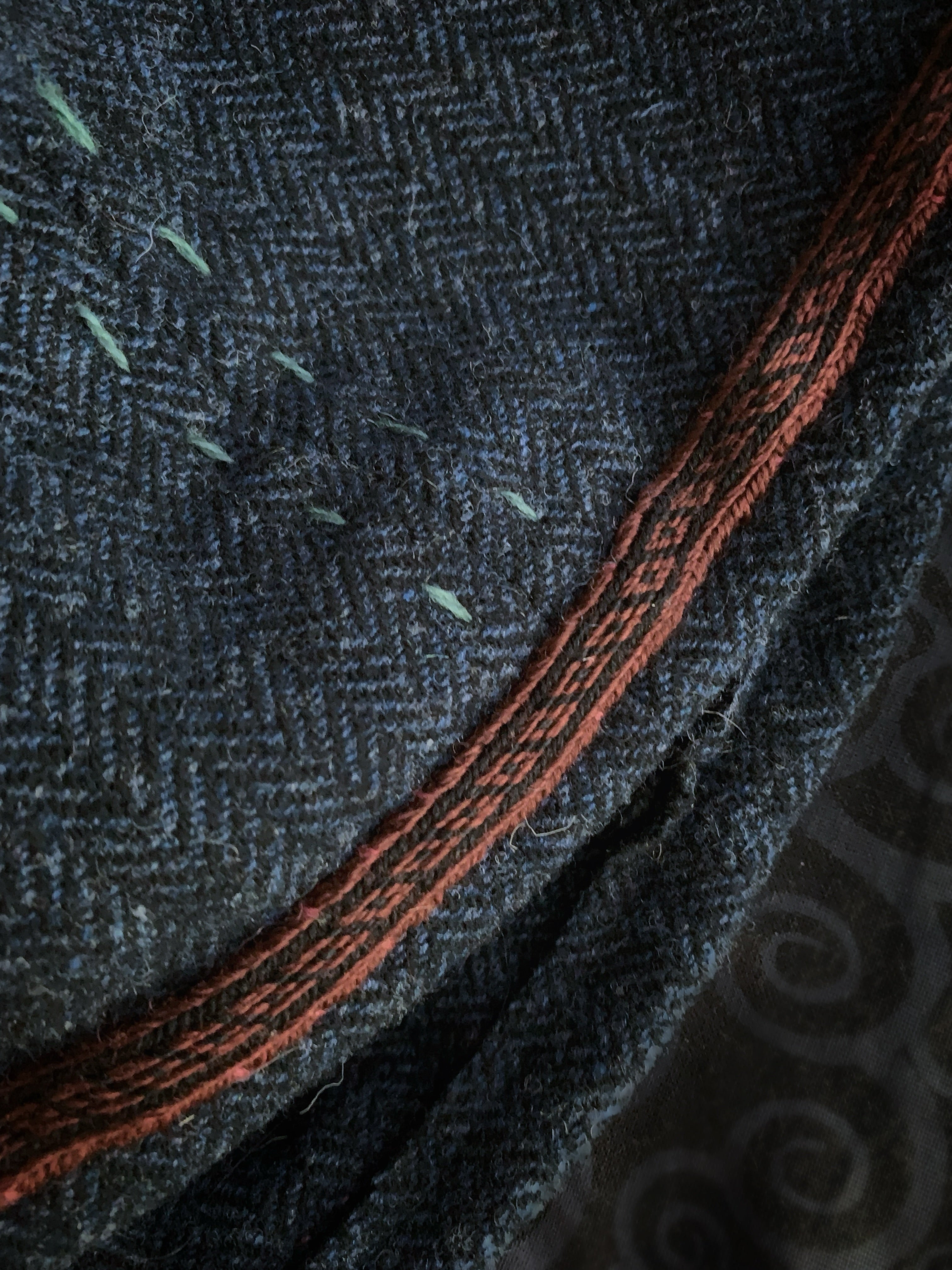 Wool Birka Viking Hat Blue