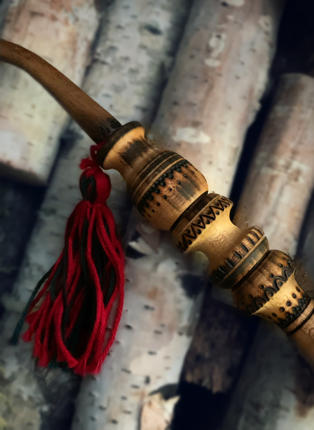 Traditional Nordic Folk Ritual Pipe