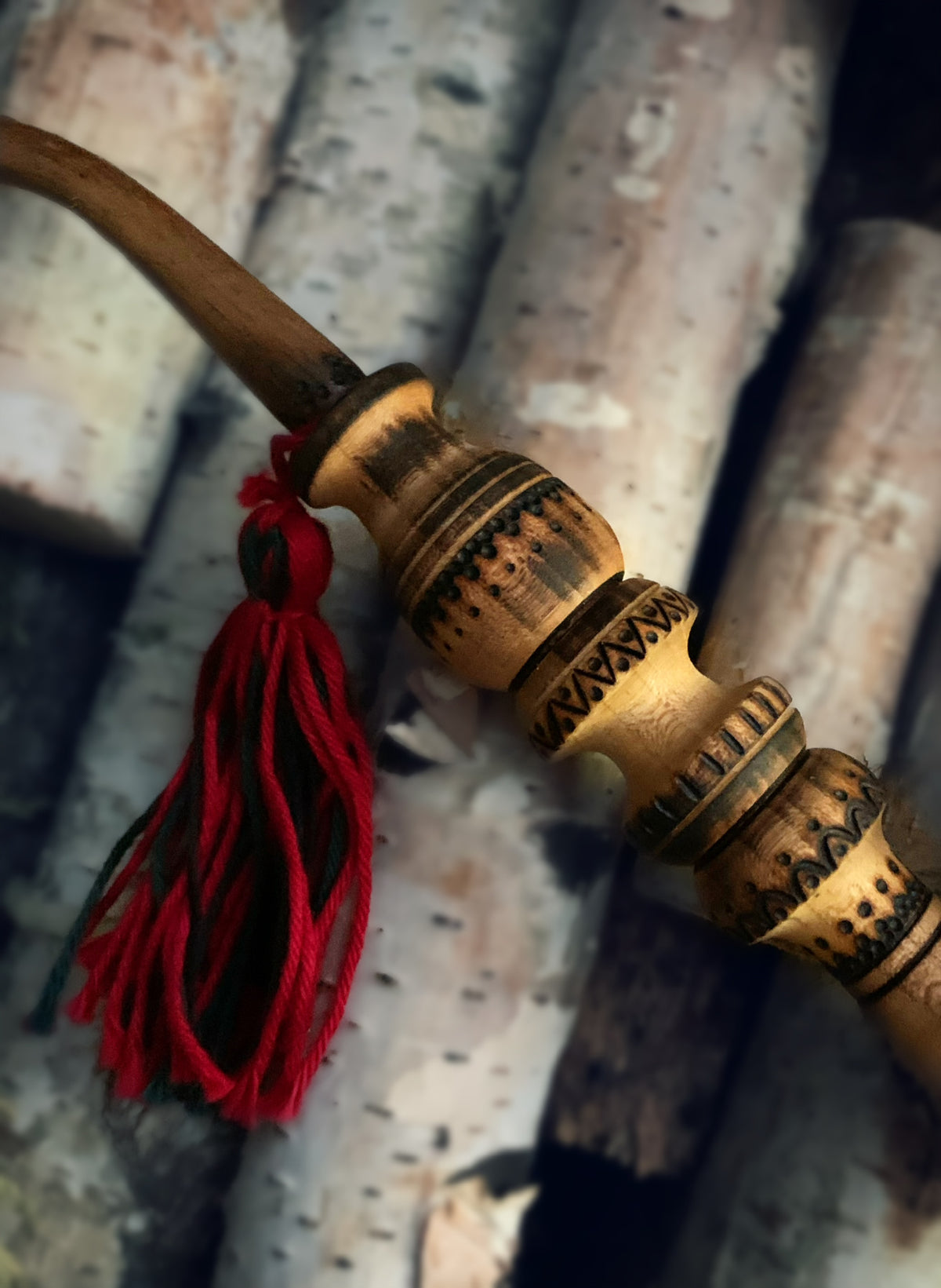 Traditional Nordic Folk Ritual Pipe