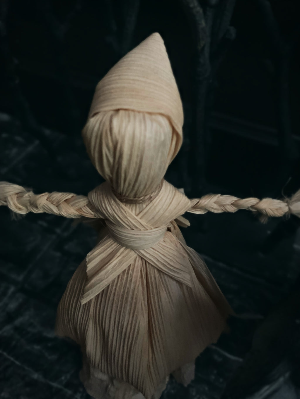 Corn Husk Poppet "Awel"