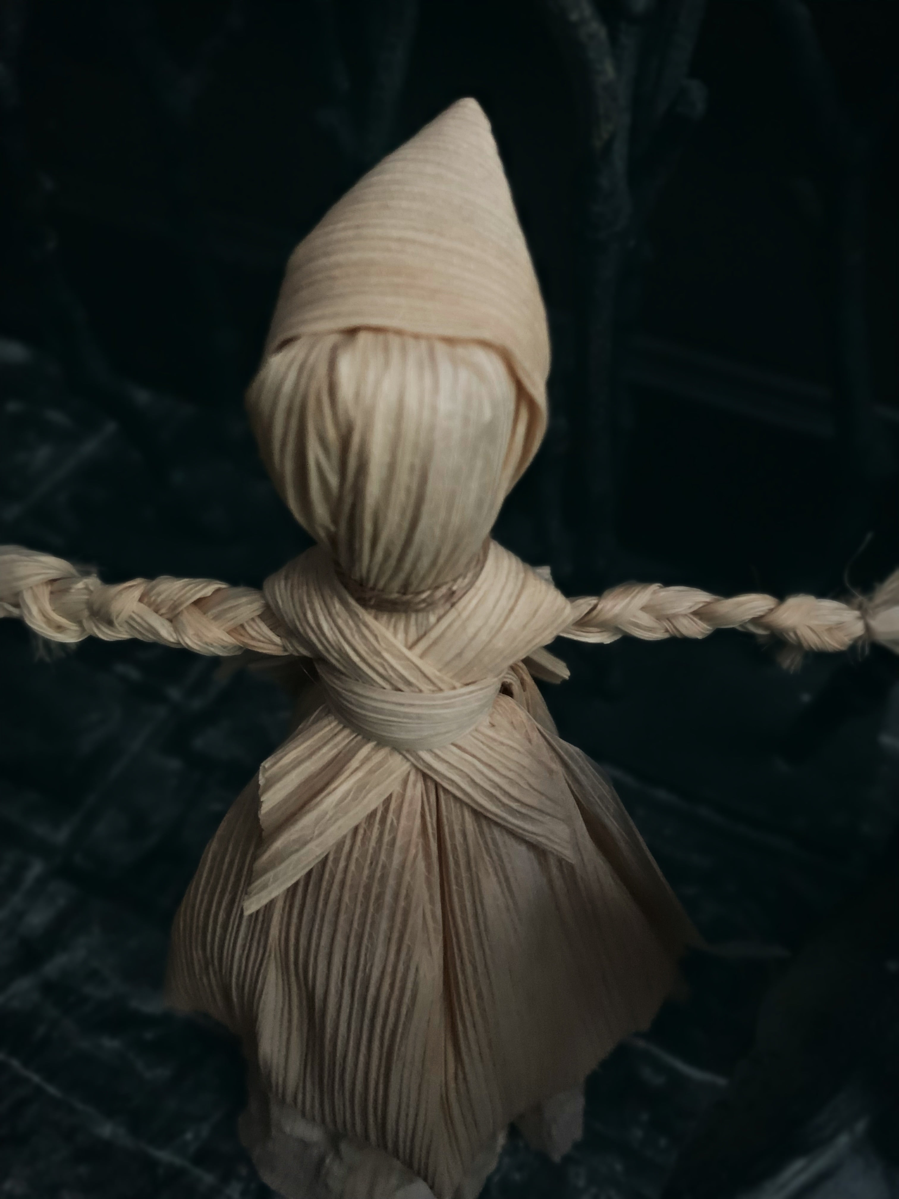Corn Husk Poppet "Awel"