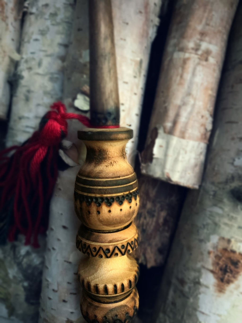 Traditional Nordic Folk Ritual Pipe