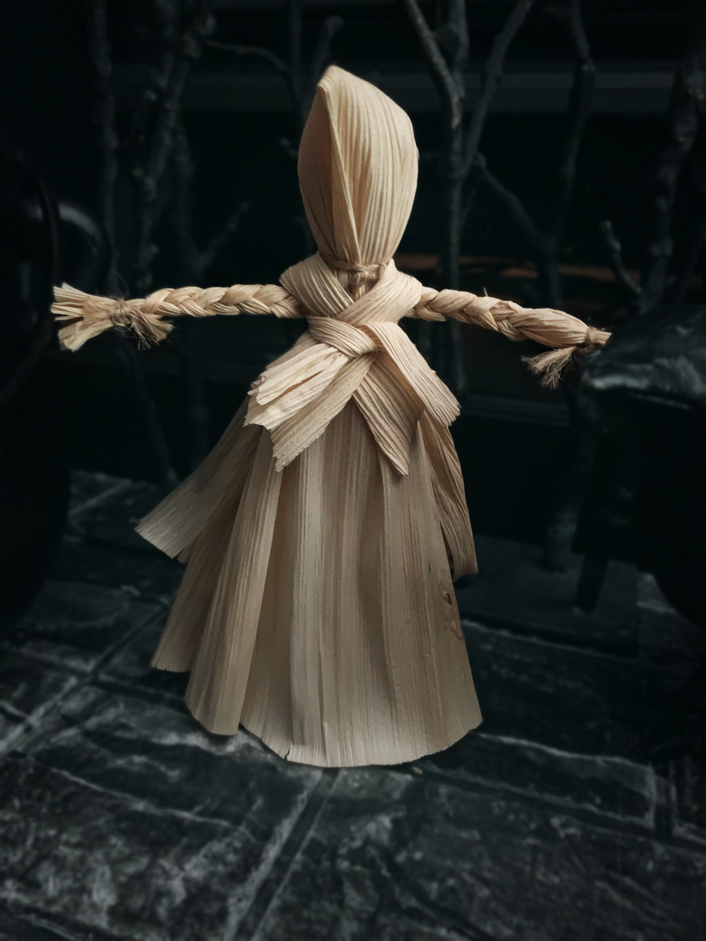 Corn Husk Poppet "Awel"