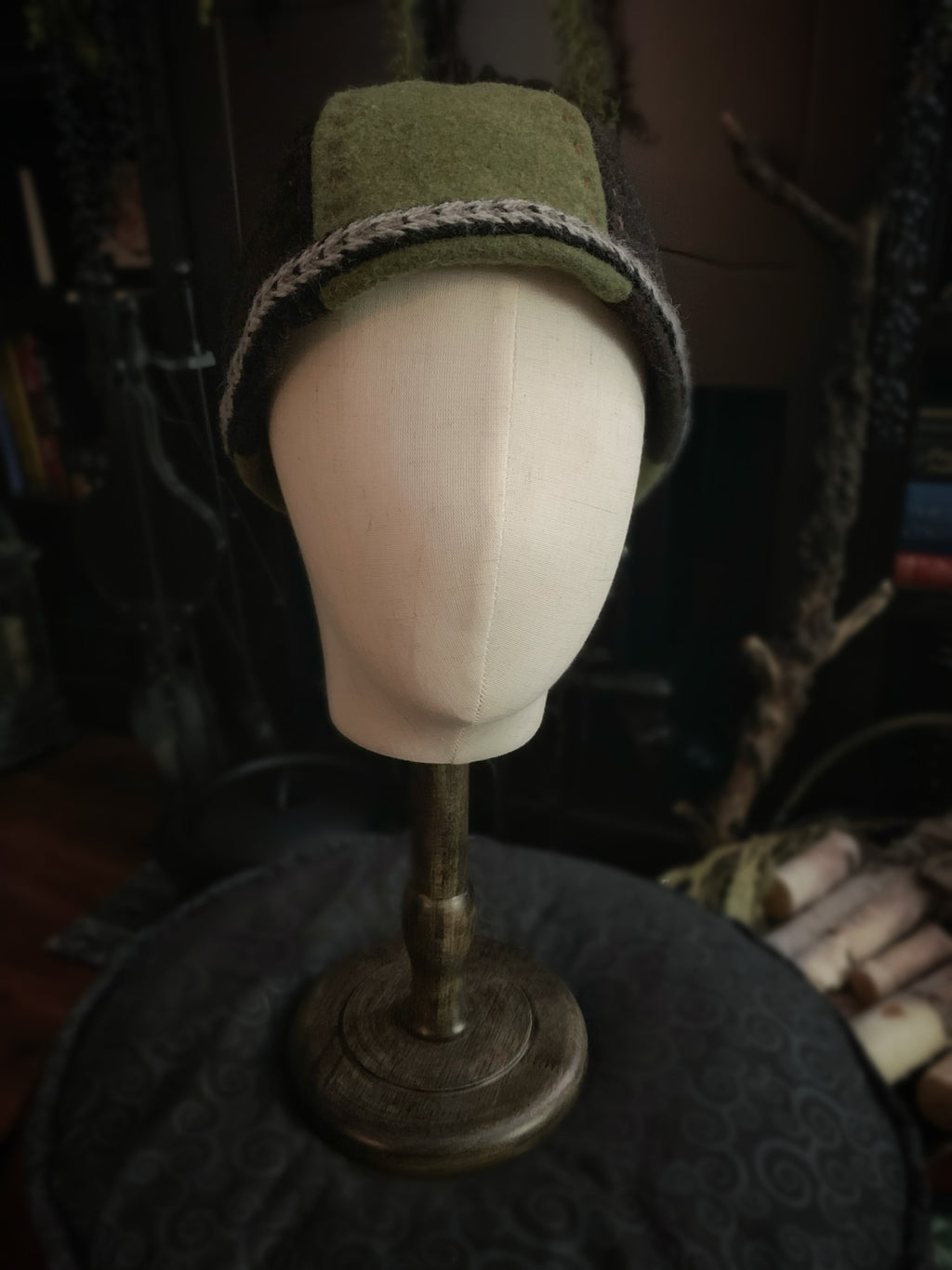 Wool Birka Viking Hat Forest