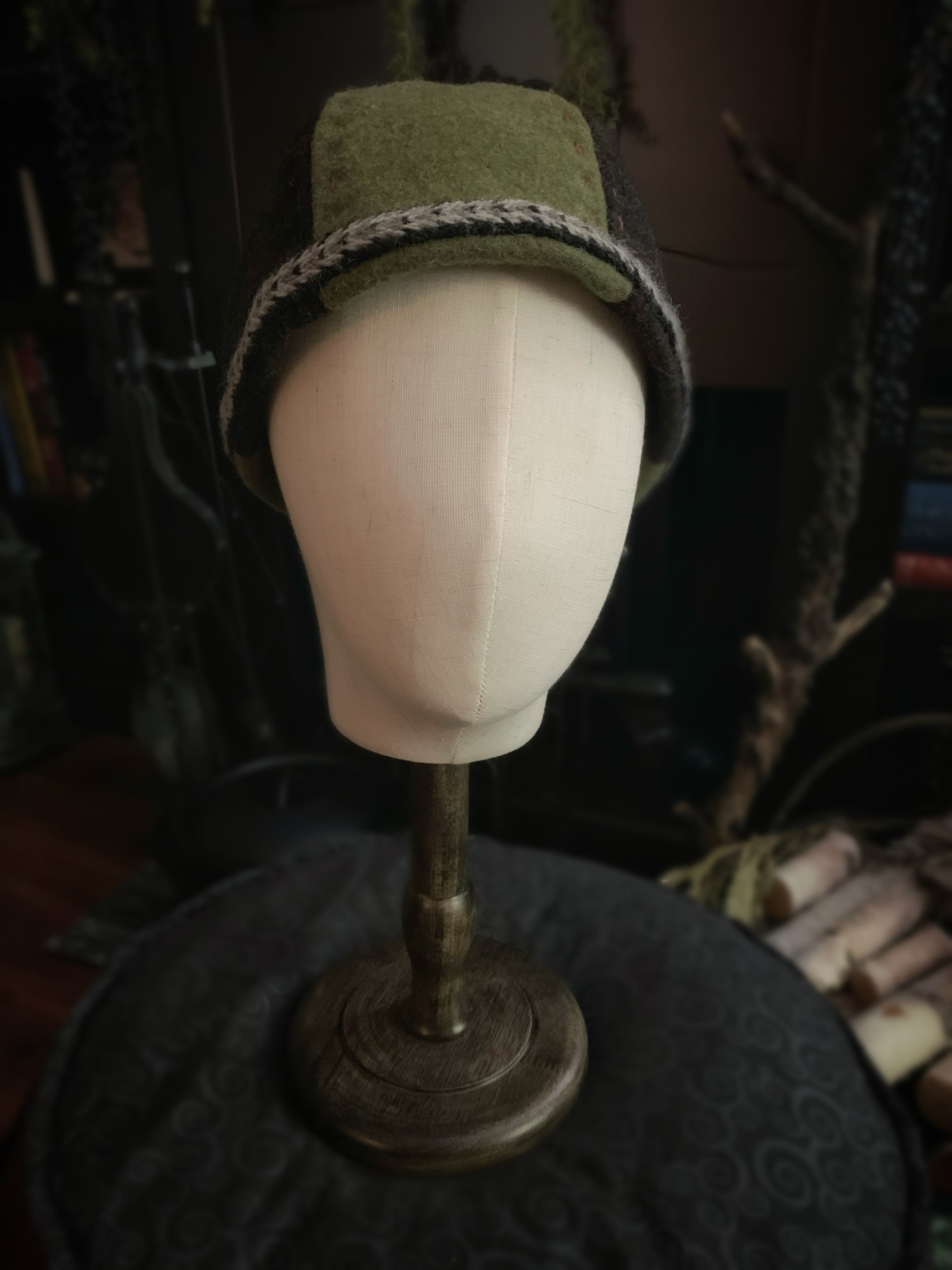 Wool Birka Viking Hat Forest