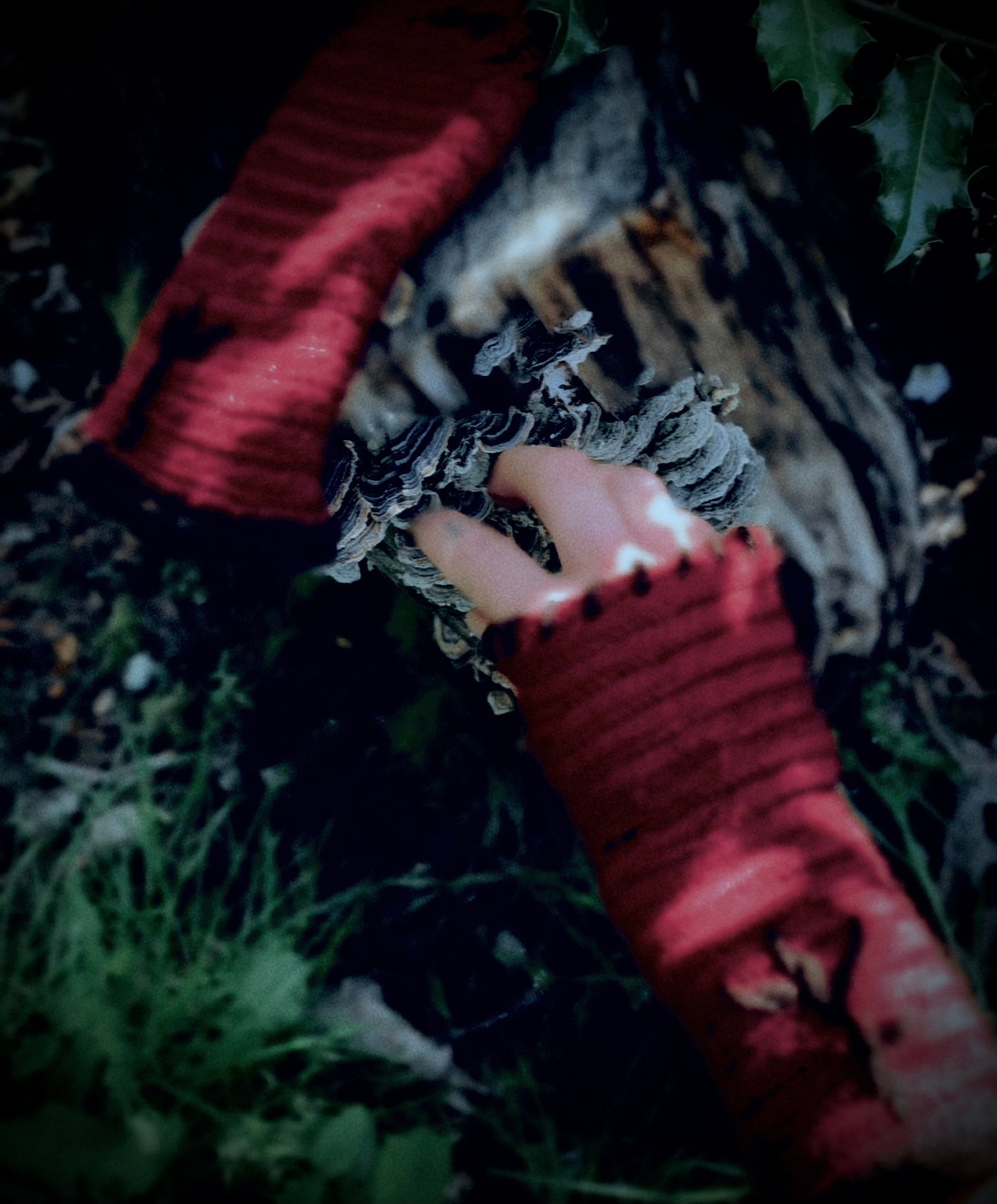 Algiz Rune Wrist Warmers