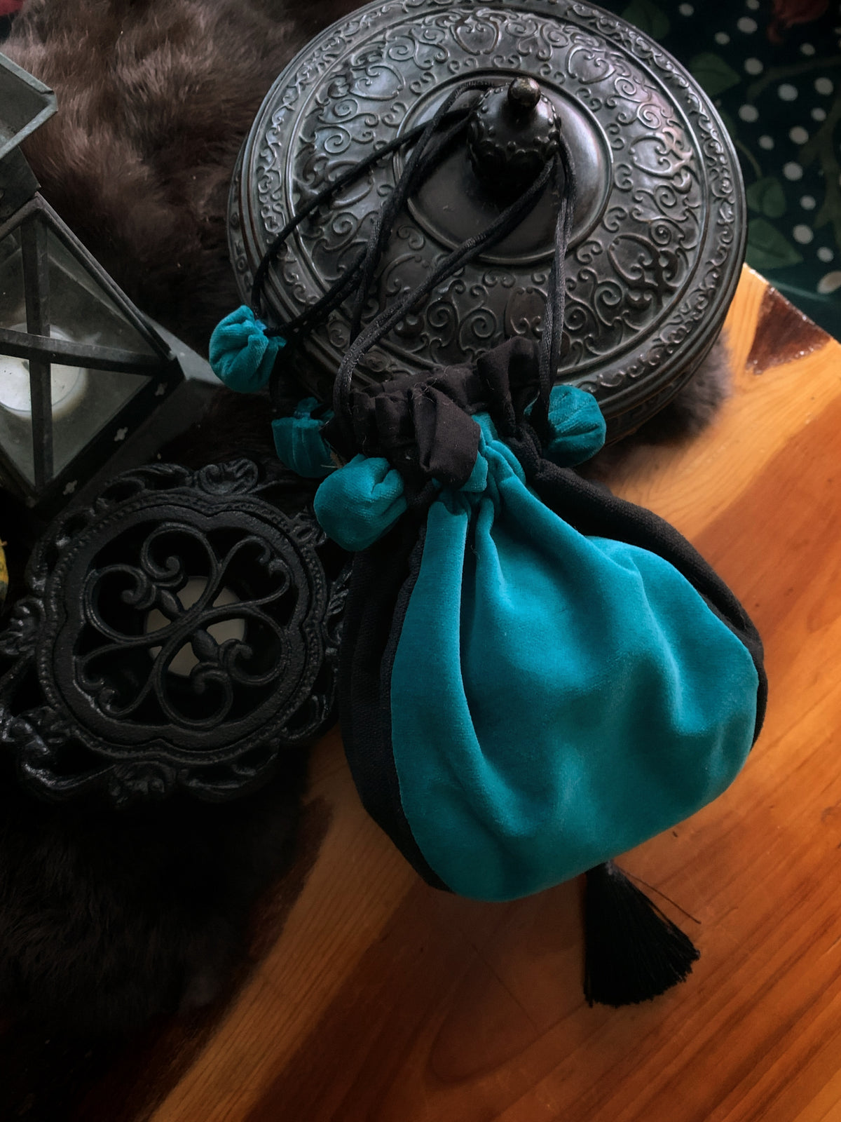 Renaissance Drawstring Pouch - Velveteen