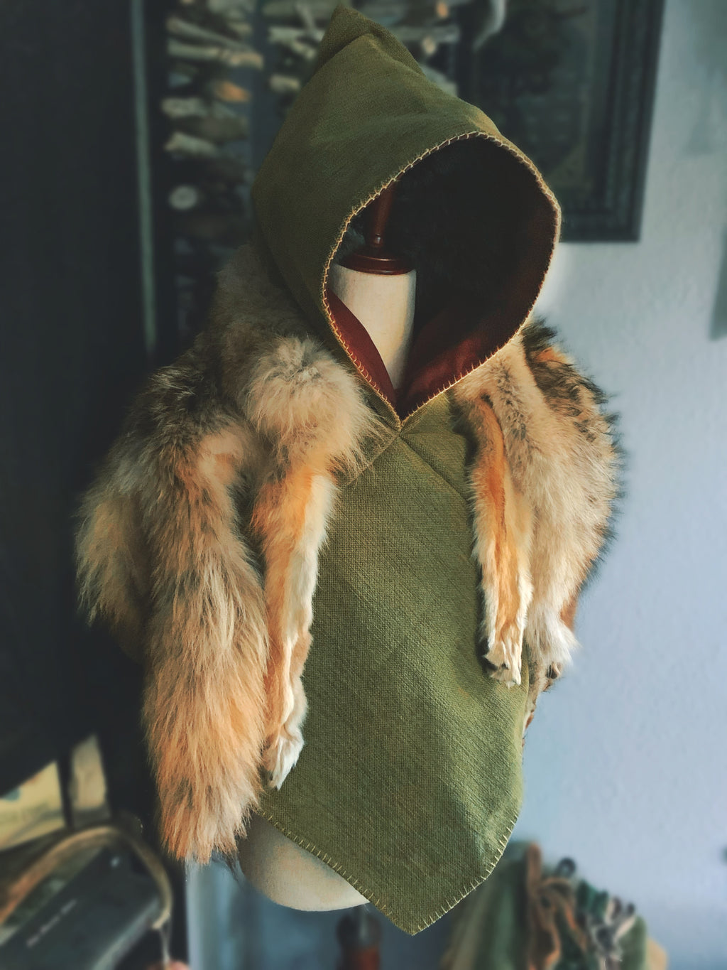 Moss Viking Hood