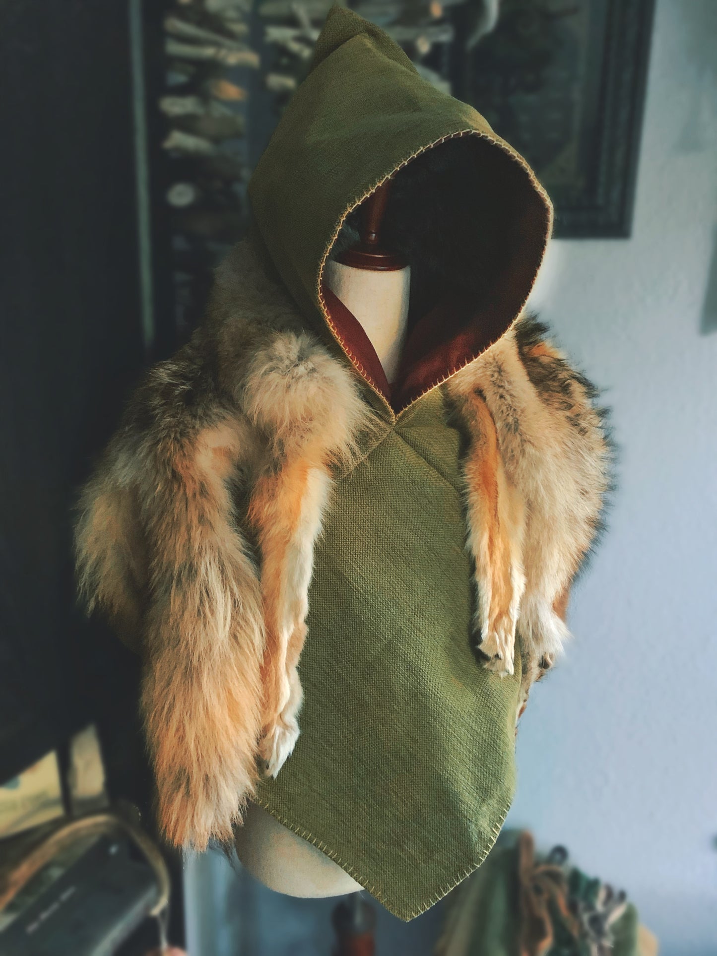 Moss Viking Hood