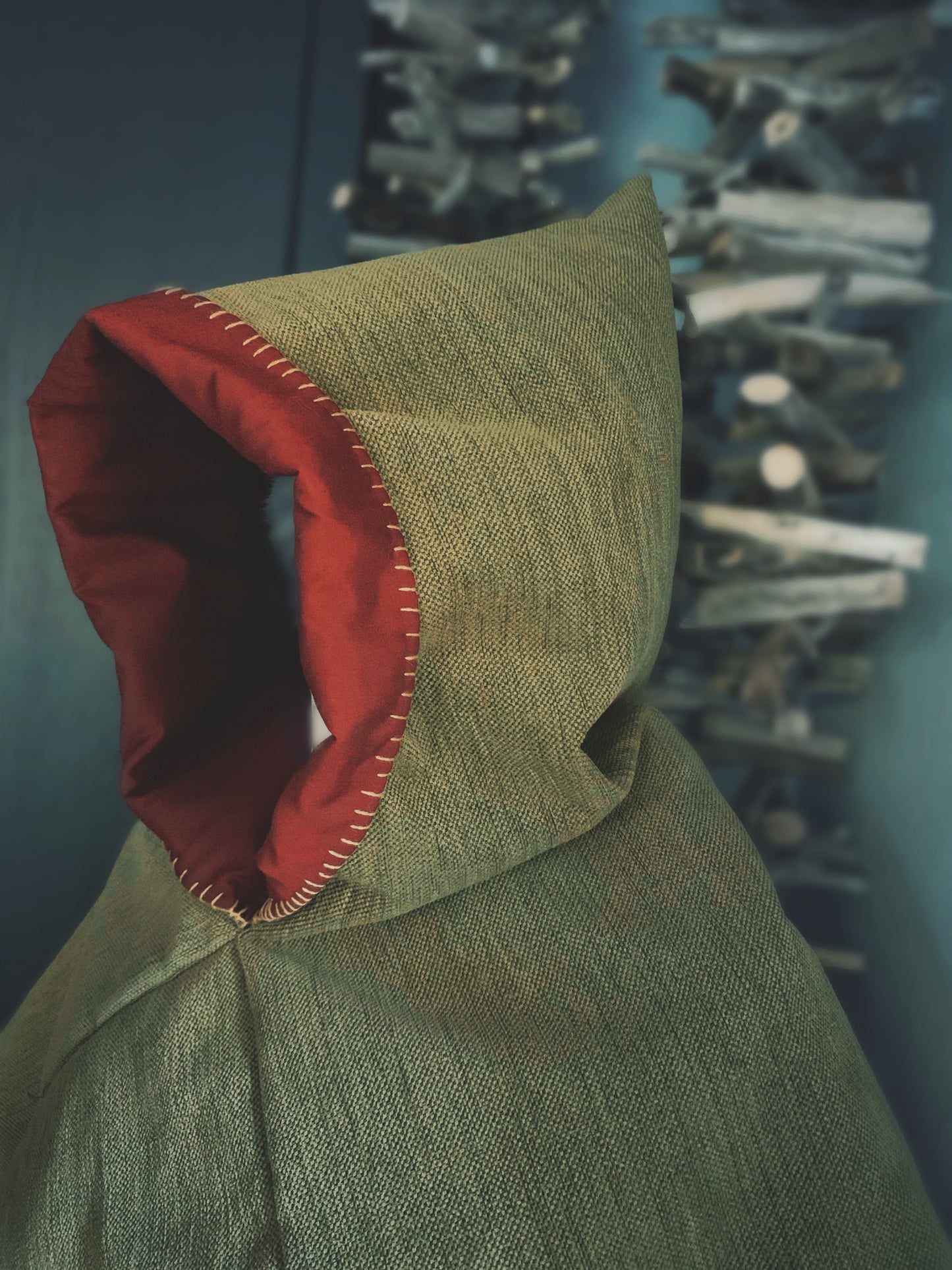 Moss Viking Hood