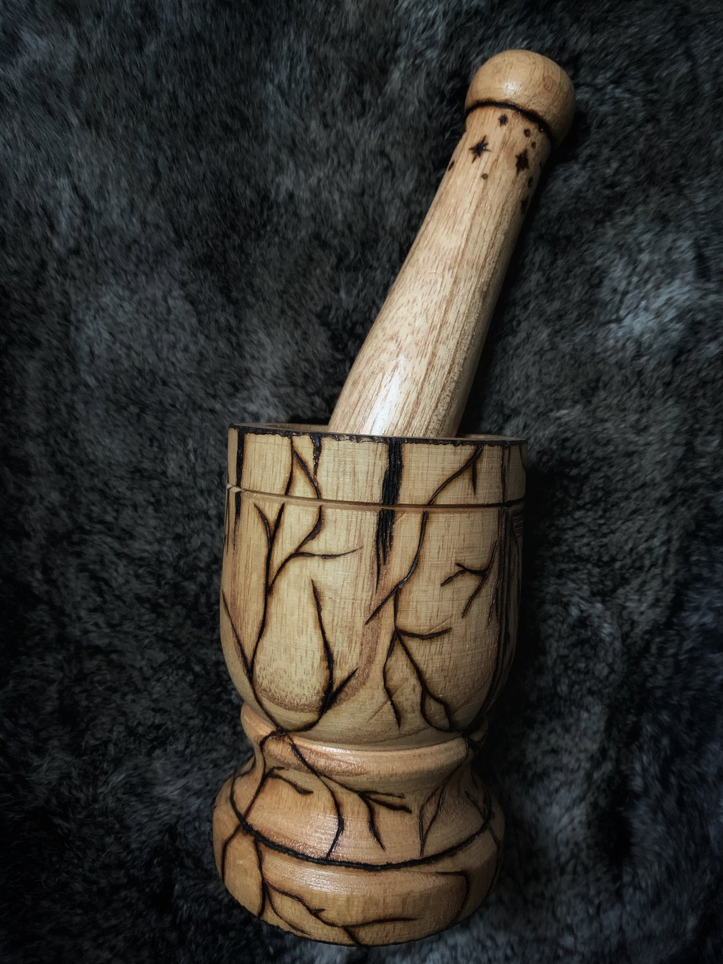 Nox Strigum Wood Mortar & Pestle