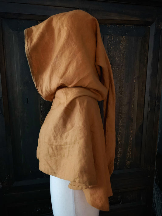 Liripipe Hooded Cowl - Linen (More Colors)