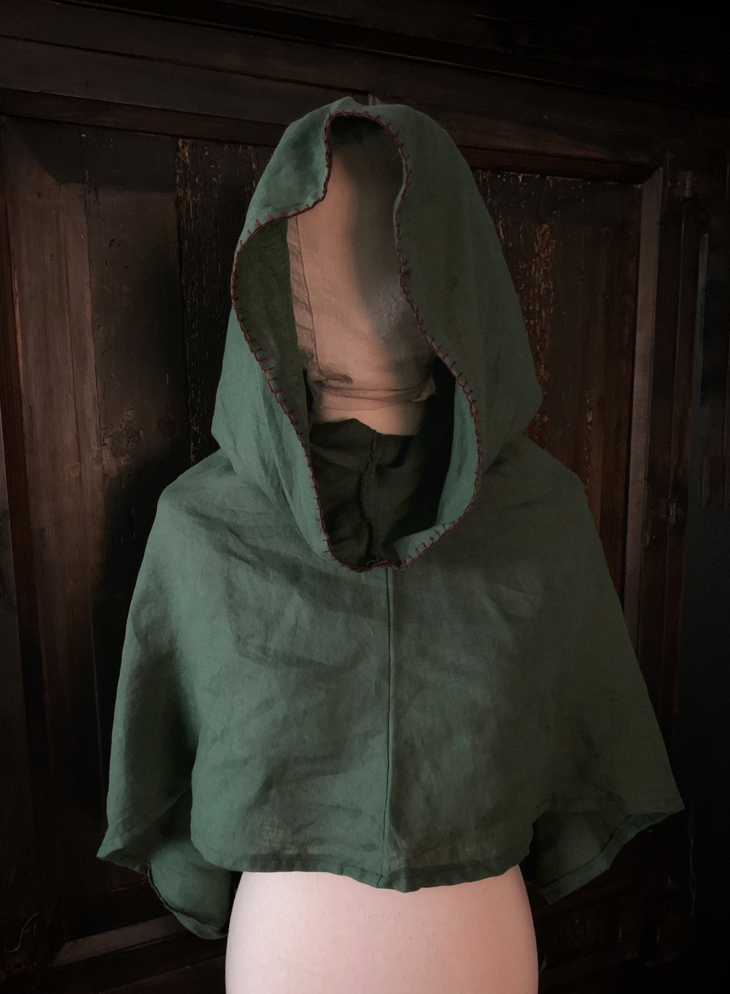 Liripipe Hooded Cowl - Linen (More Colors)