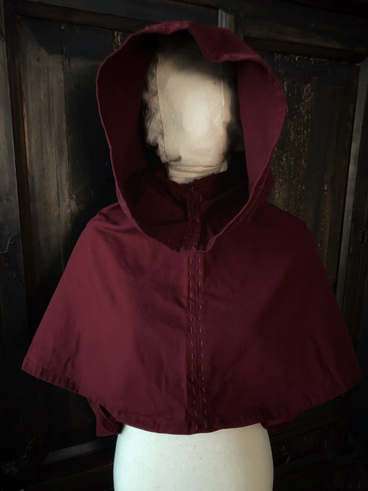 Mediæval Cowl with Liripipe - Canvas