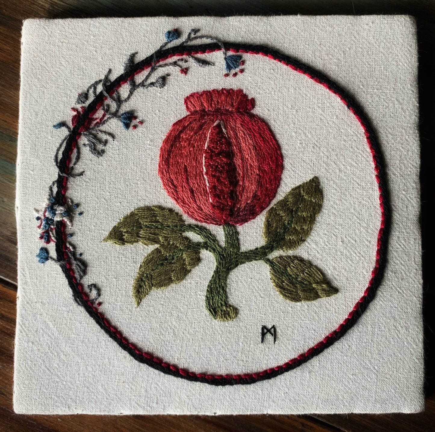 Blessed Be the Fruit Embroidery