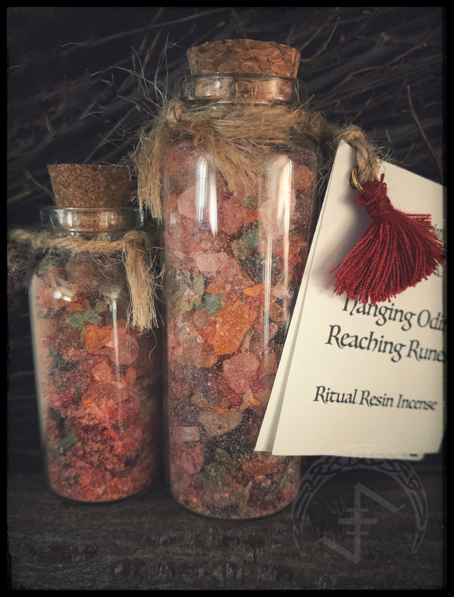 Hanging Odin Reaching Runes Ritual Incense