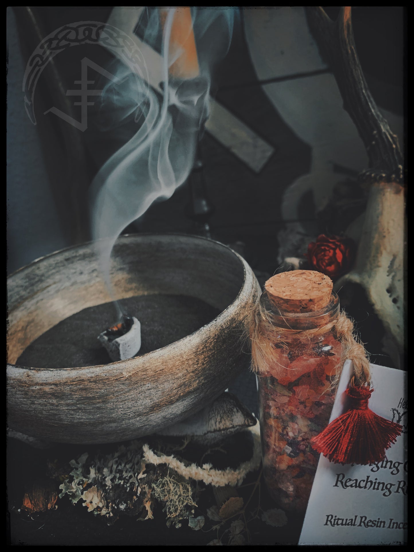 Hanging Odin Reaching Runes Ritual Incense