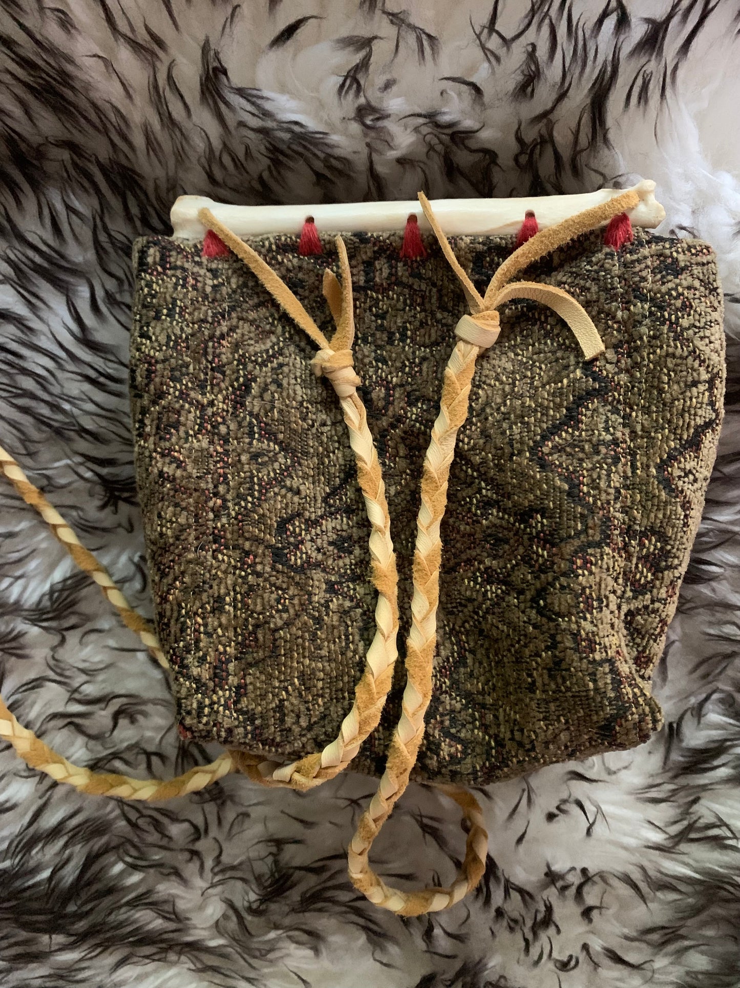 Medieval Bone Birka Bag