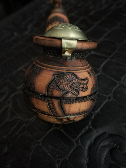 Viking Dragon Head Ritual Pipe