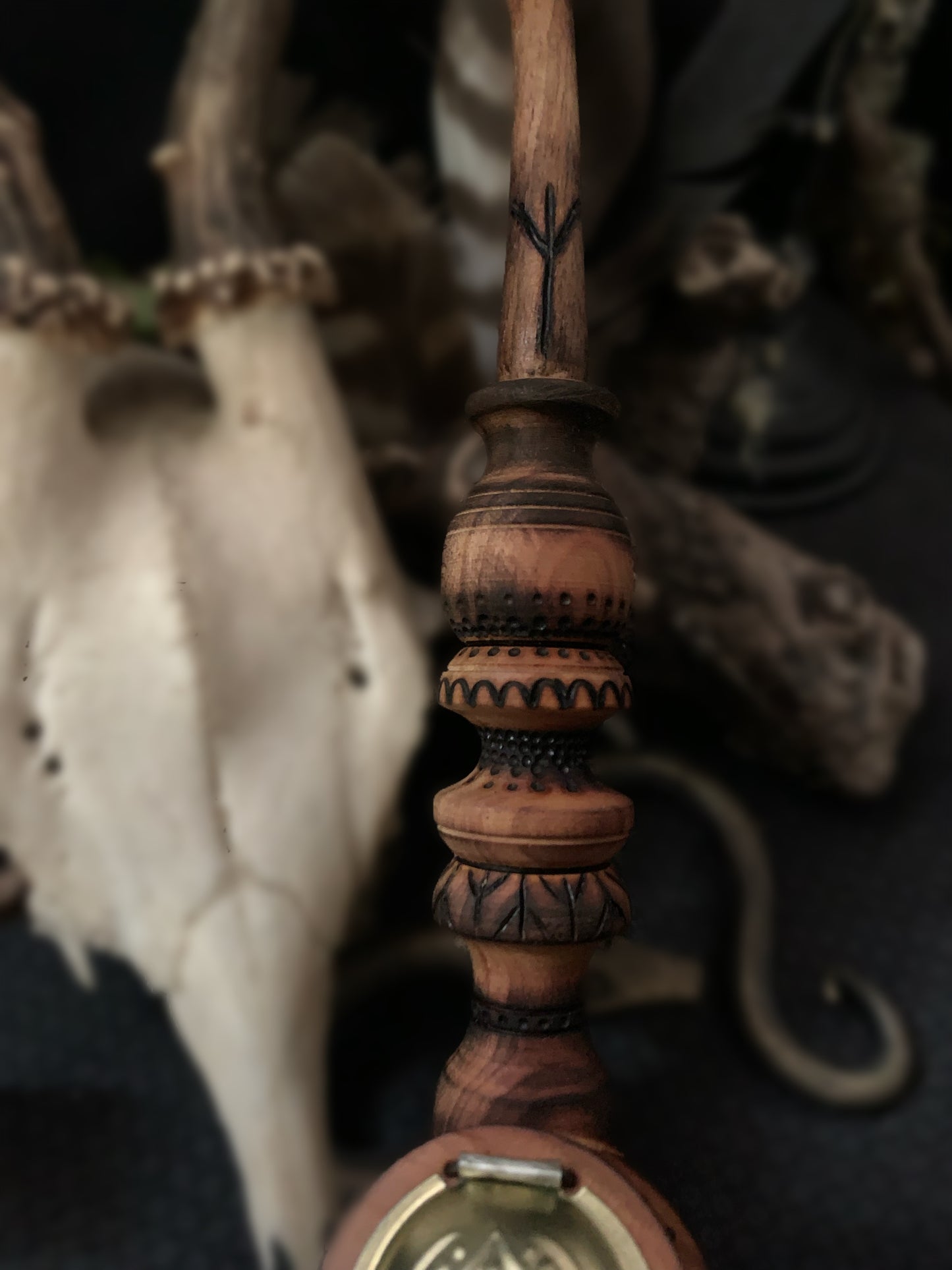 Viking Dragon Head Ritual Pipe
