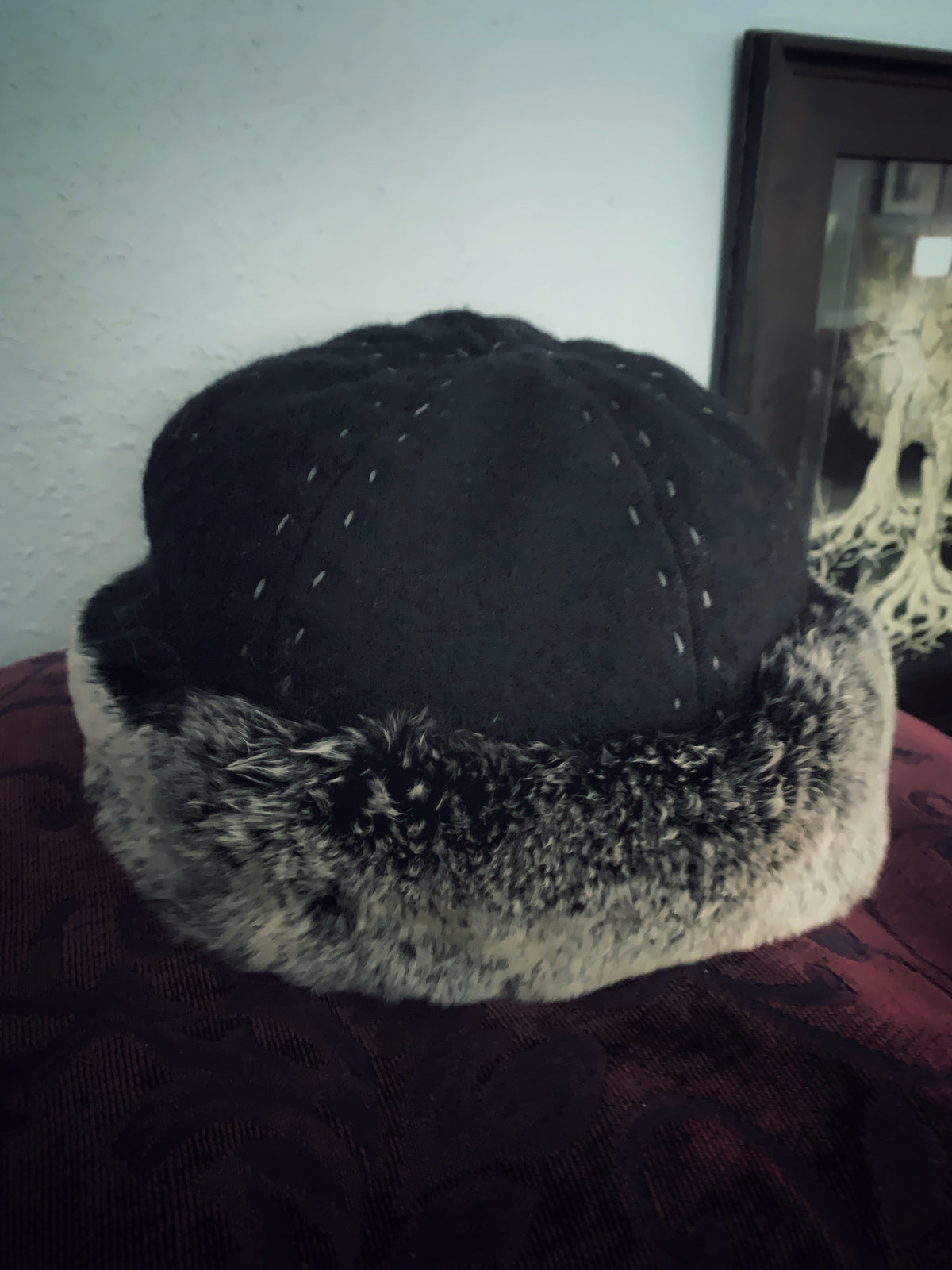 Black Viking Age Birka Hat