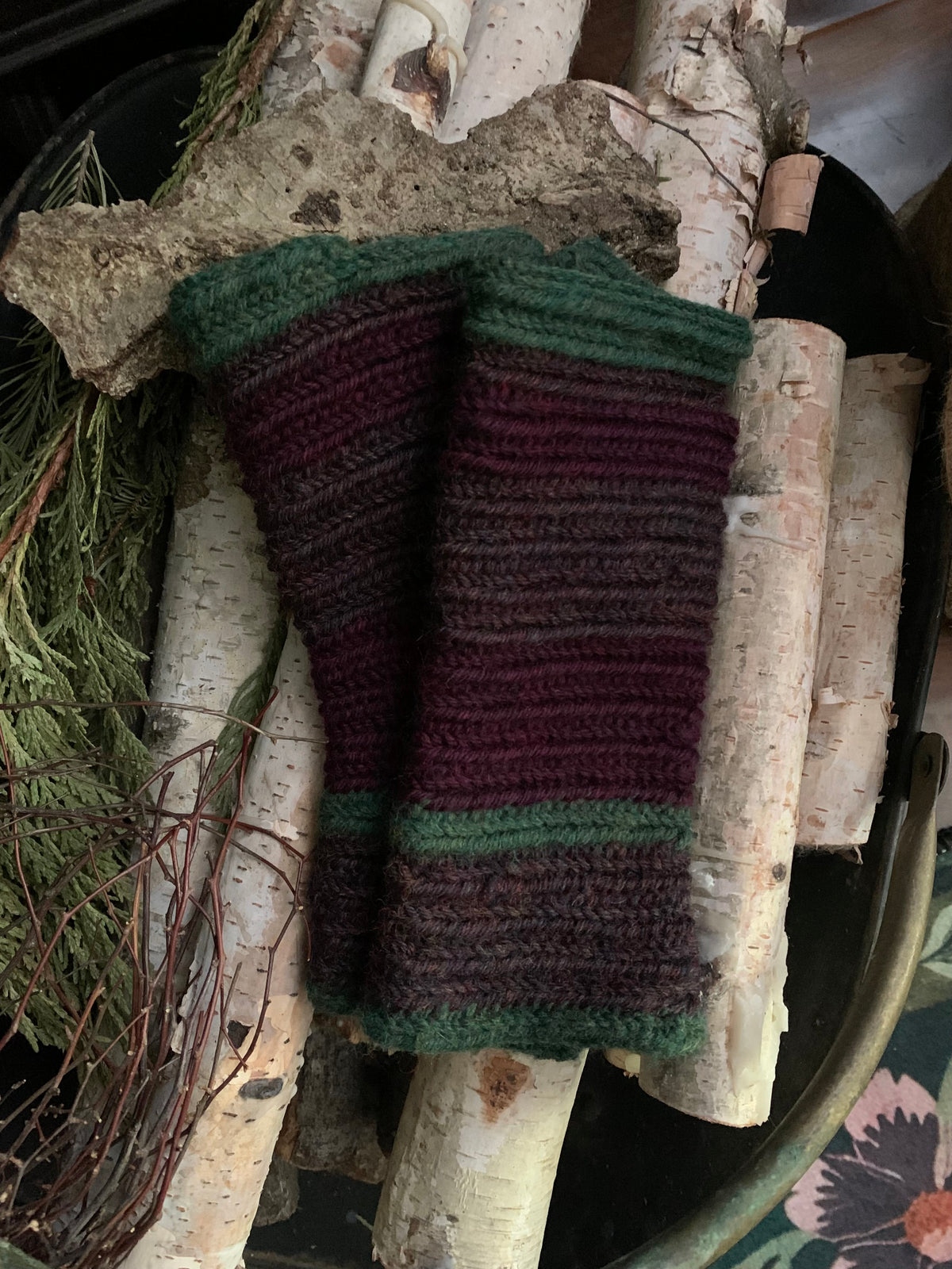 Dusky Forest Wrist Warmers