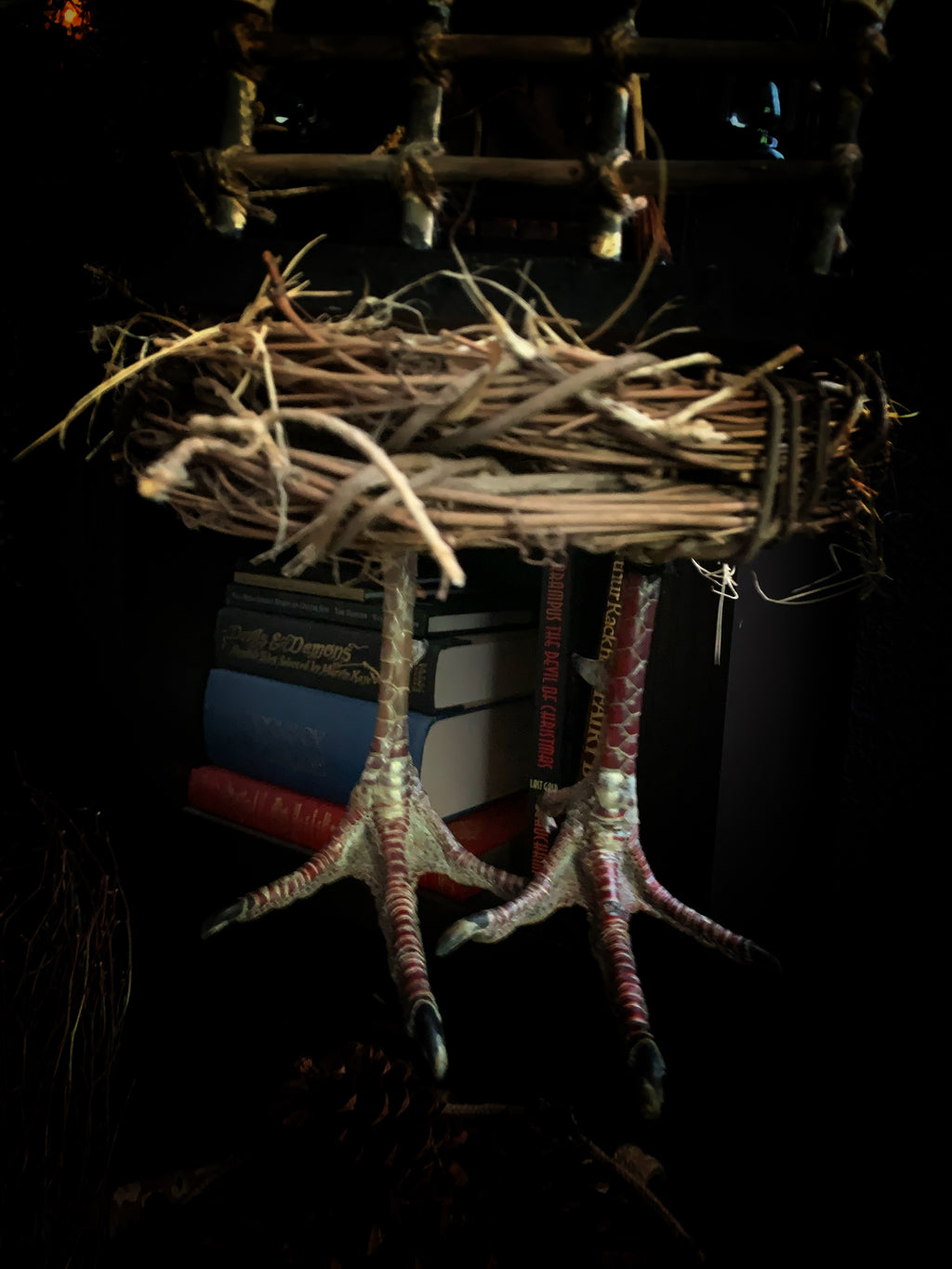 Baba Yaga Hut Birdhouse