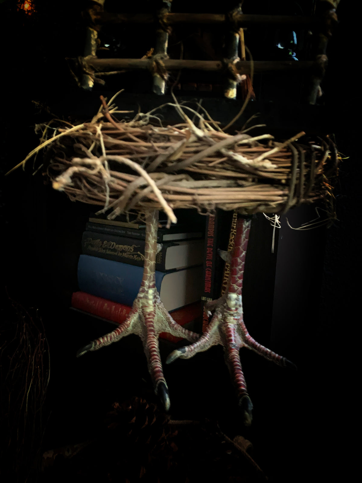 Baba Yaga Hut Birdhouse