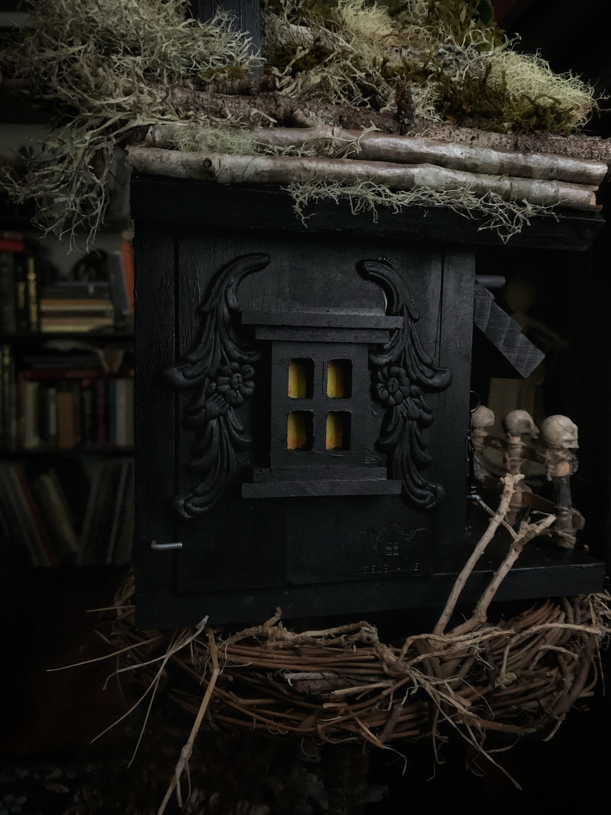 Baba Yaga Hut Birdhouse